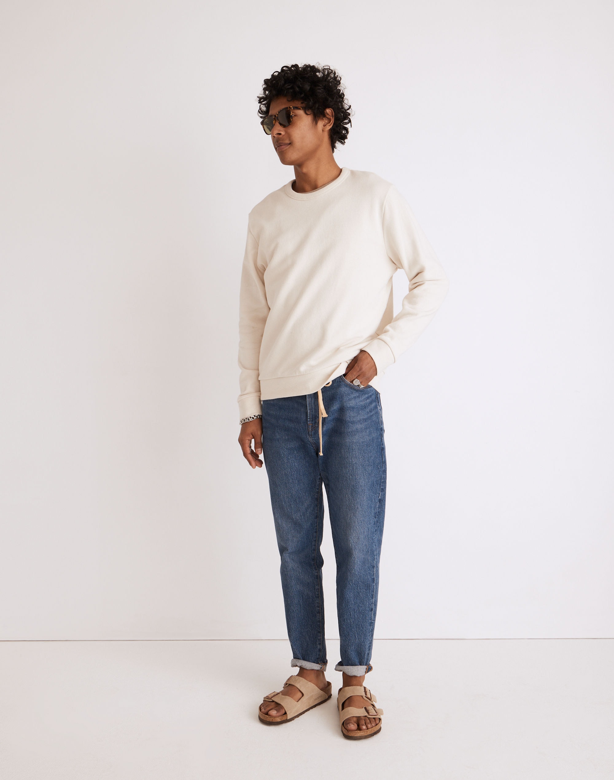 Cotton-Hemp Terry Sweatshirt | Madewell