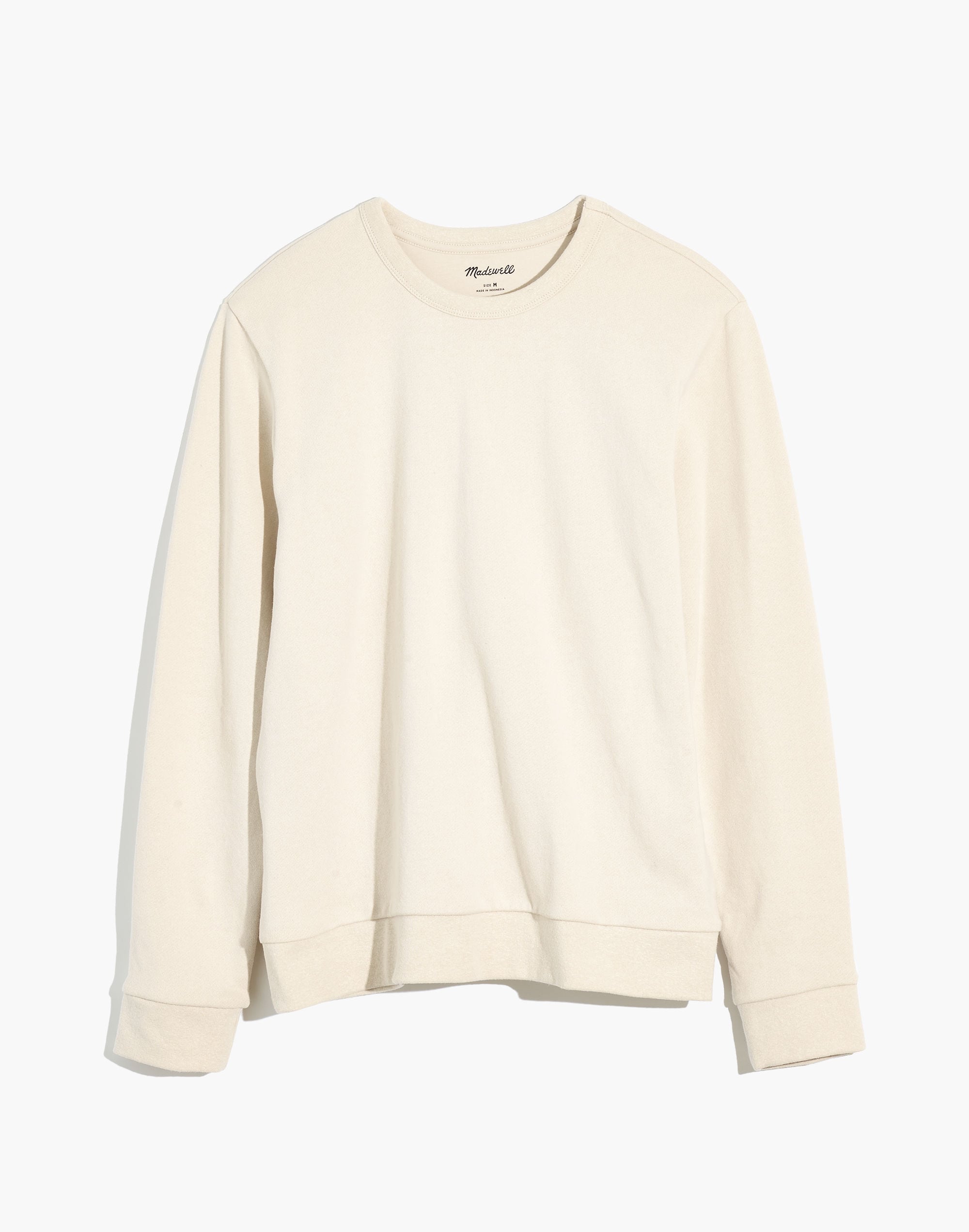 Cotton-Hemp Terry Sweatshirt | Madewell