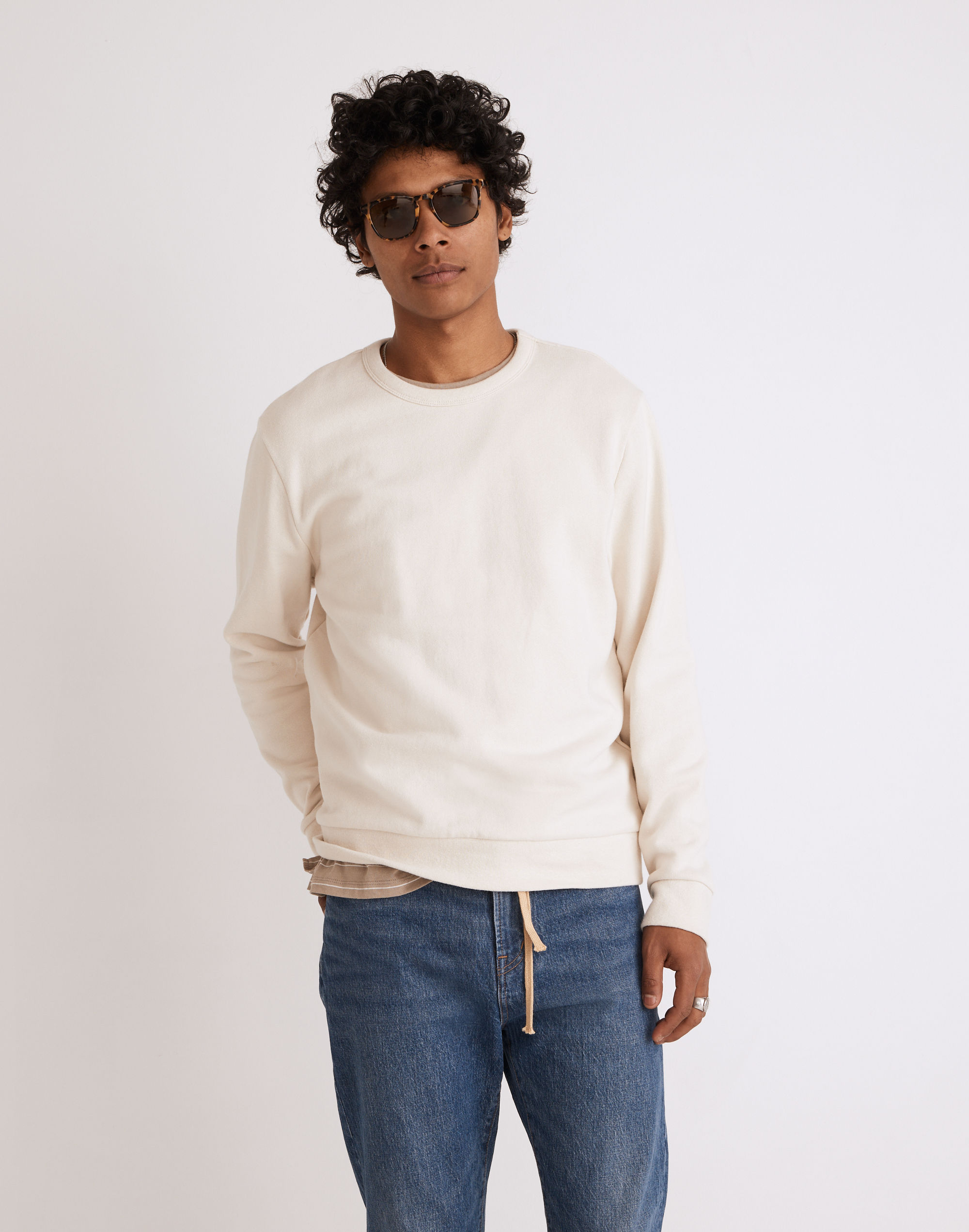 Cotton-Hemp Terry Sweatshirt | Madewell