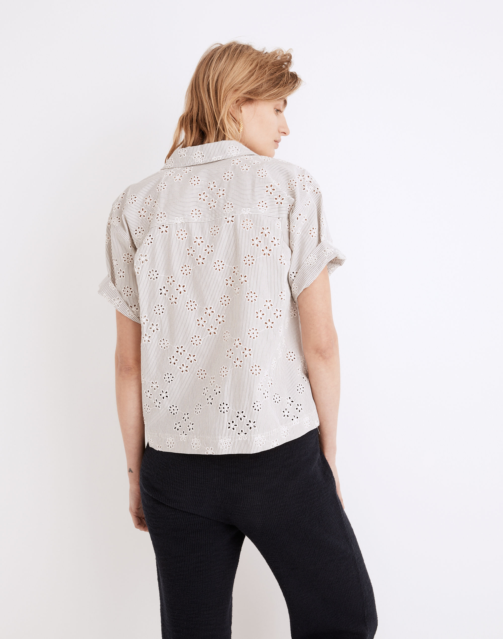 Eyelet Piedmont Camp Shirt | Madewell