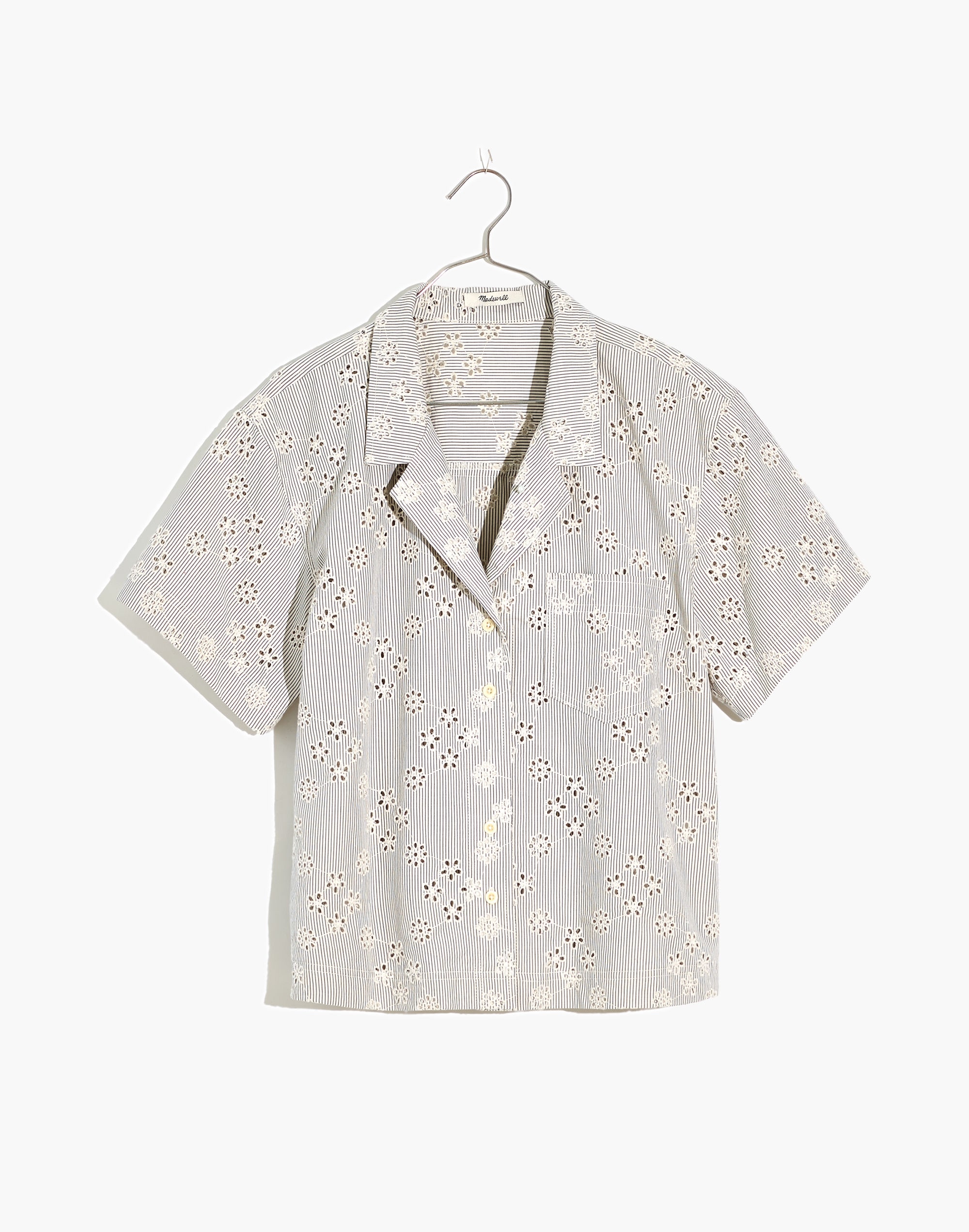 Eyelet Piedmont Camp Shirt | Madewell