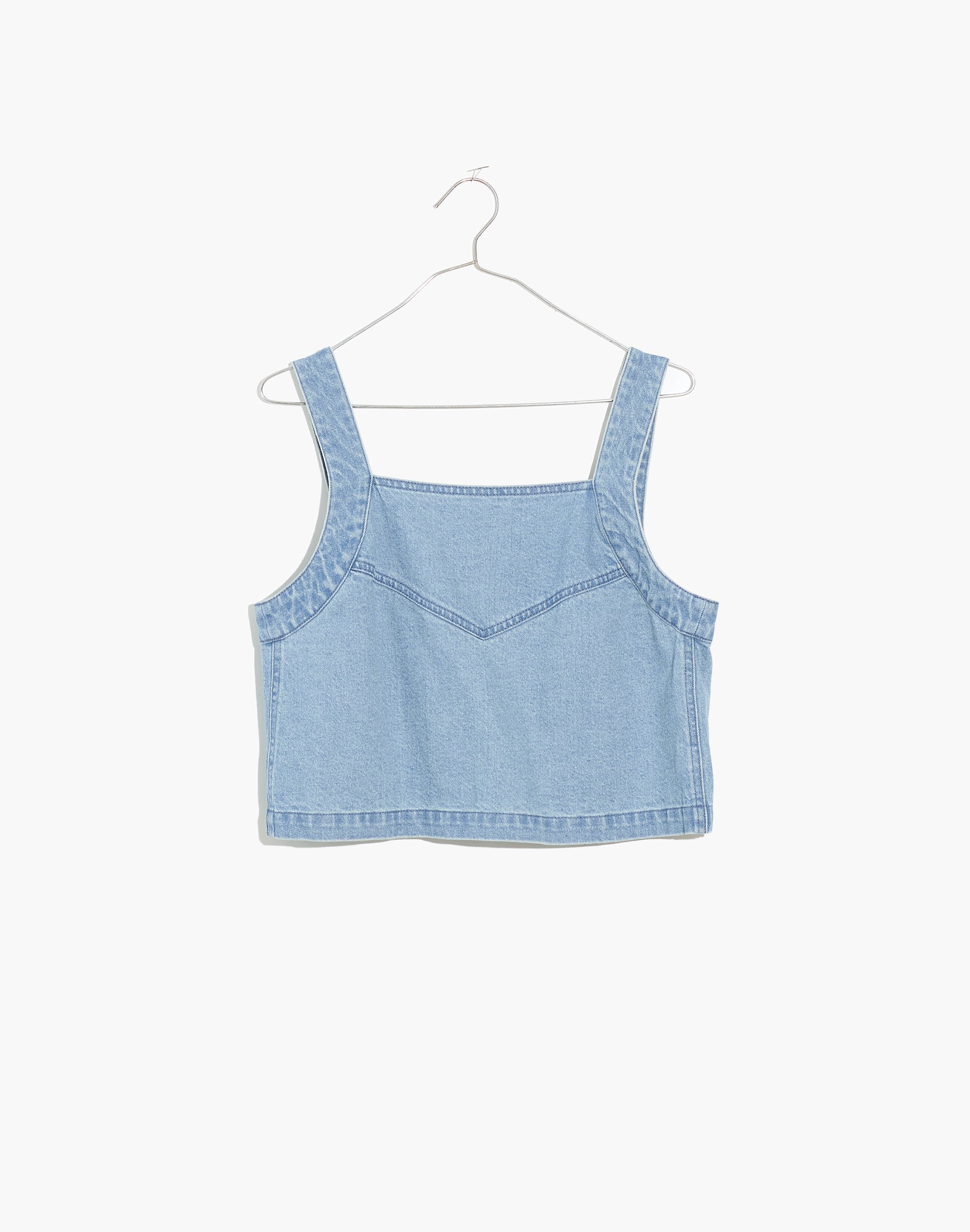 Denim Crop Tank Top | Madewell