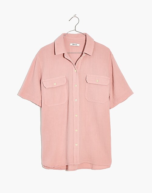 Lightspun Short-Sleeve Flap-Pocket Shirt