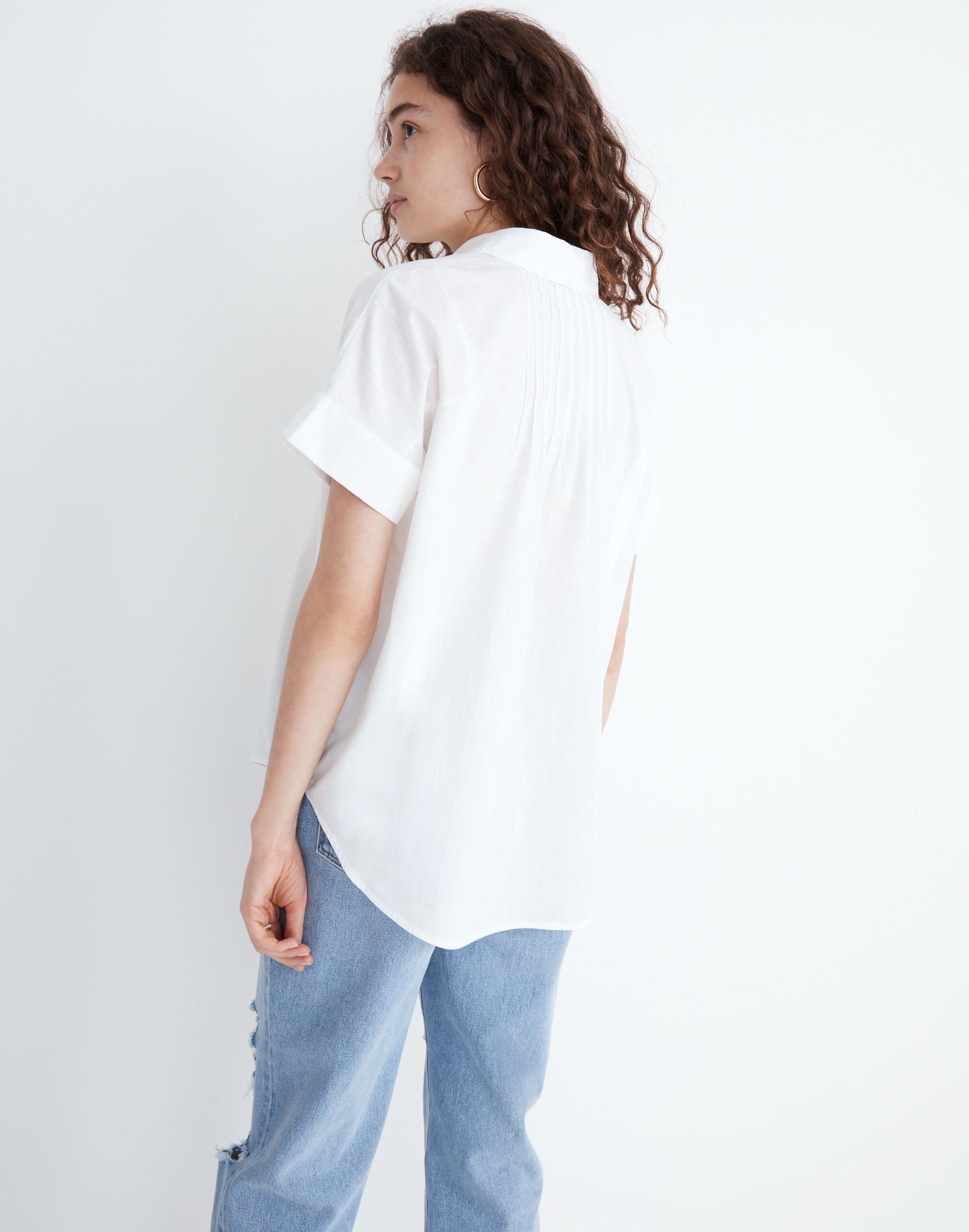 Courier Pintuck-Back Shirt | Madewell