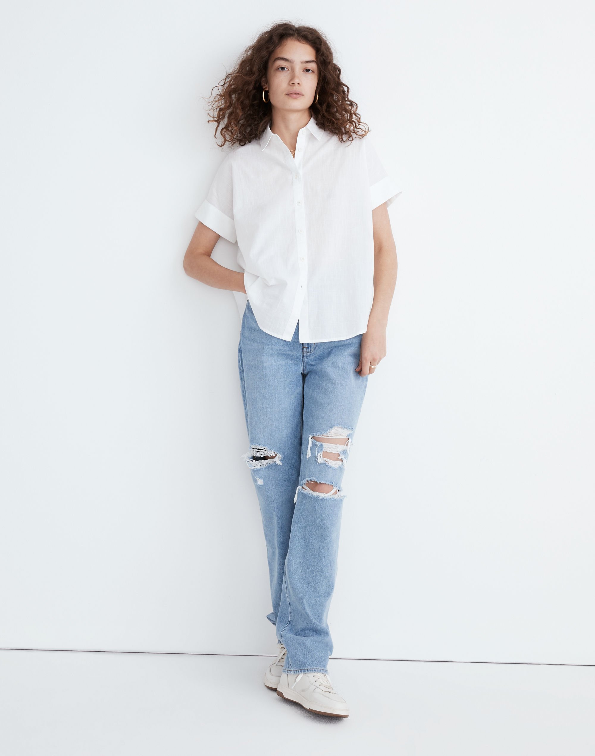 Courier Pintuck-Back Shirt | Madewell