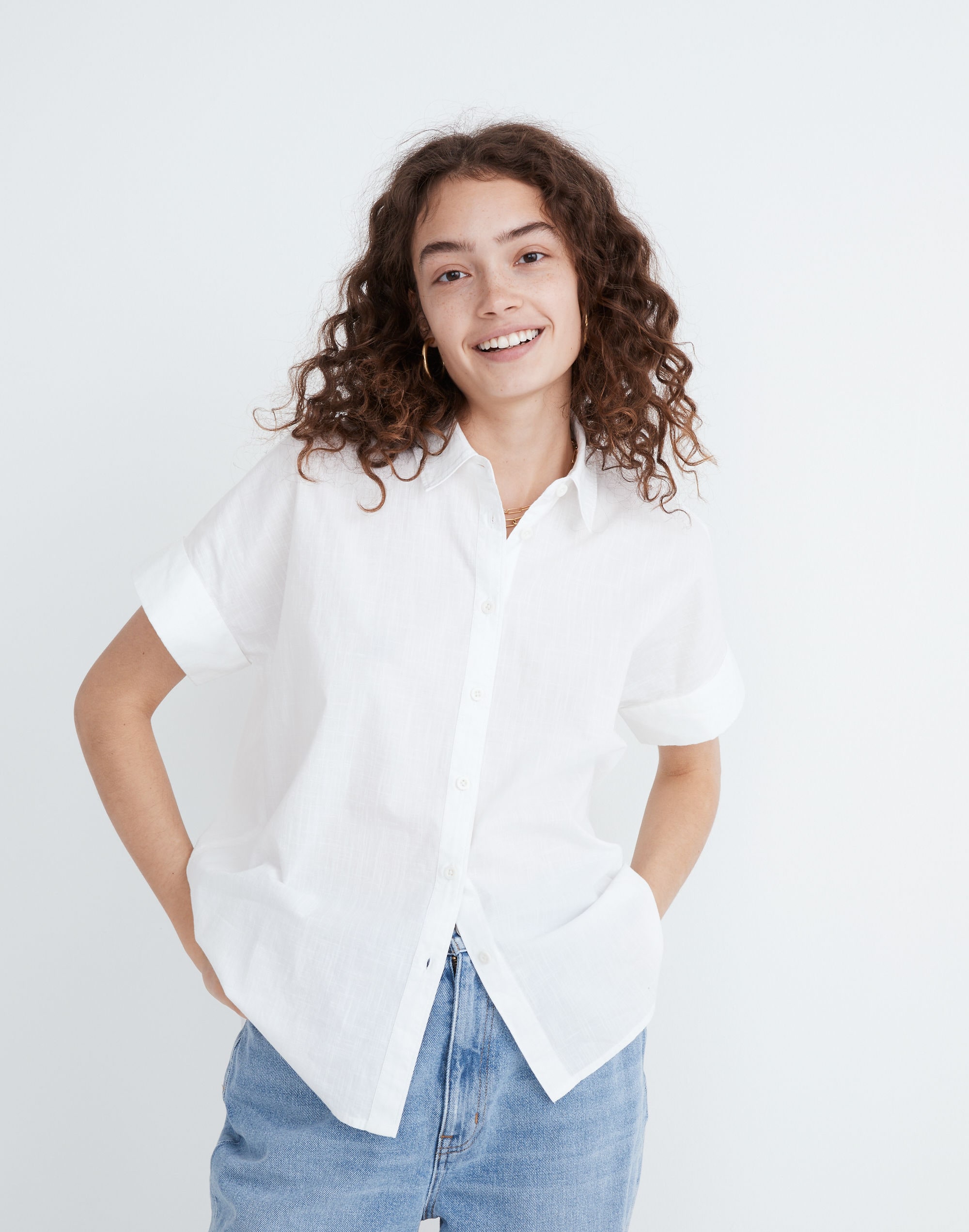 Courier Pintuck-Back Shirt | Madewell