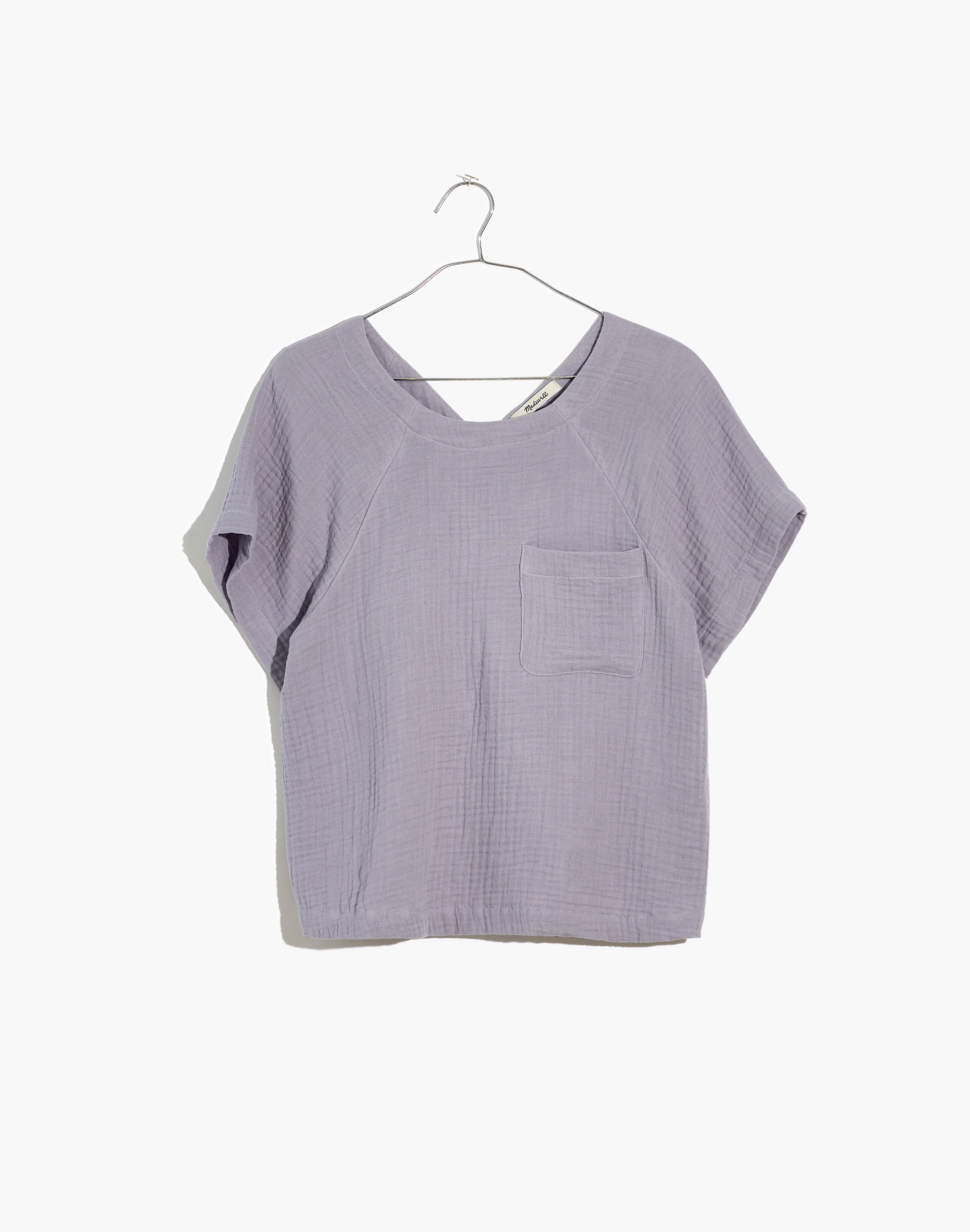 Lightspun Renwood Button-Back Top | Madewell