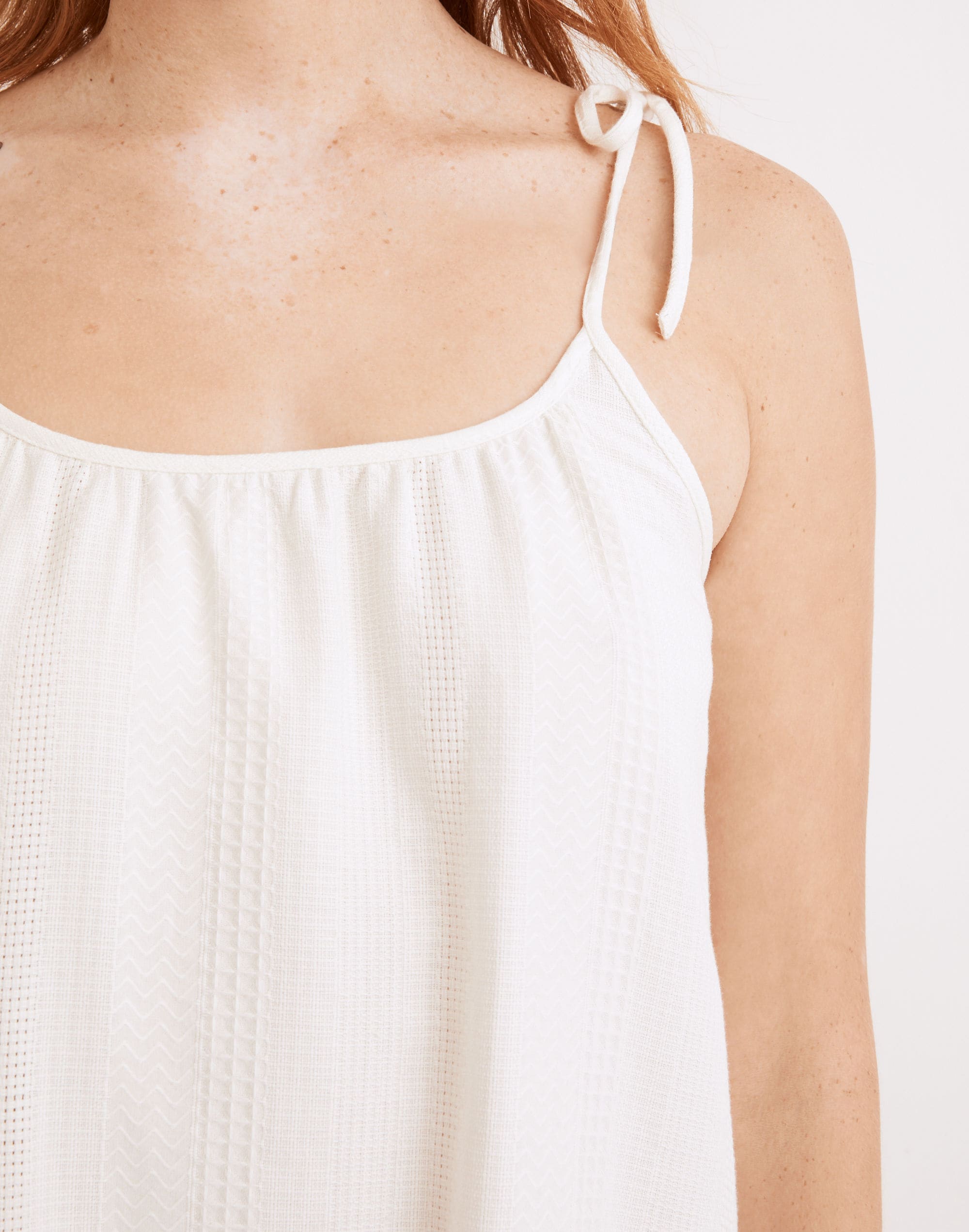 Lightestspun Tie-Strap Ruffle-Hem Cover-Up Dress | Madewell