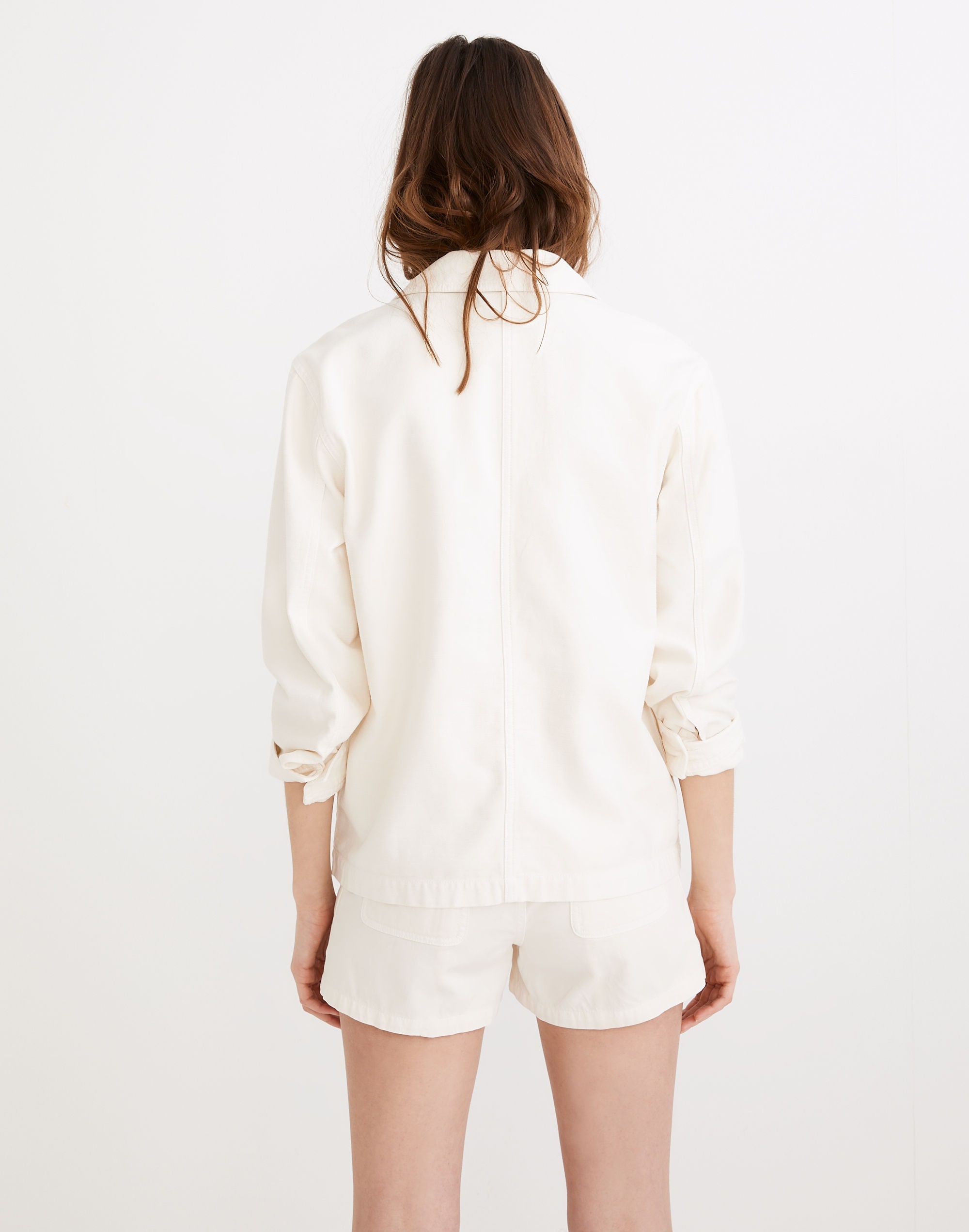 Drakefield Shirt-Jacket Ecru | Madewell