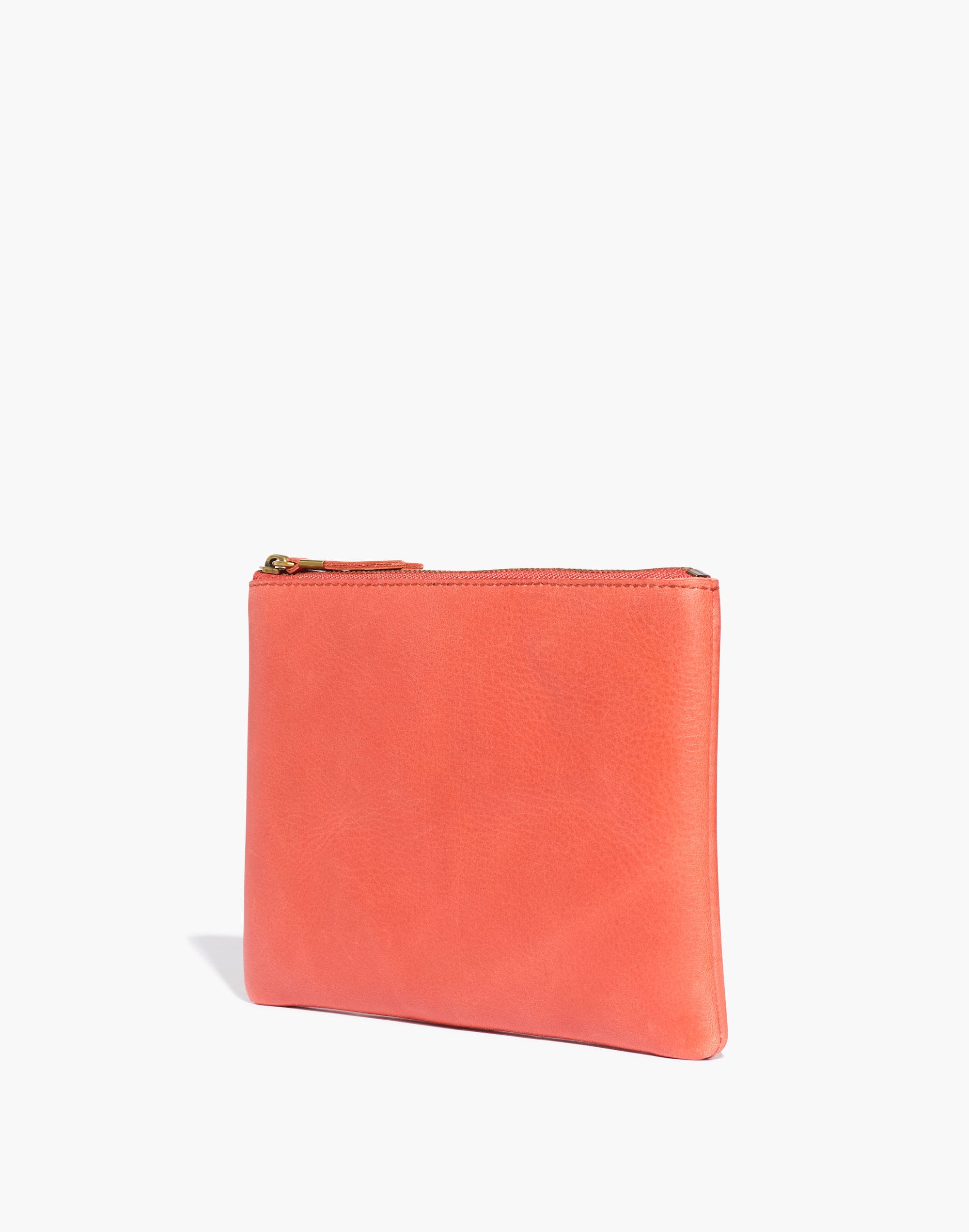 Madewell The Leather Pouch Clutch