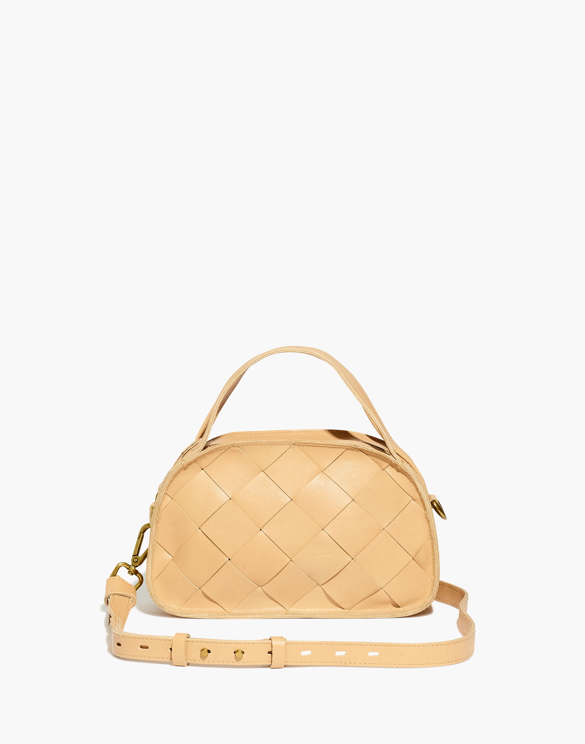 Madewell Cream Woven Leather Crossbody Bag (GREAT CONDITION, sold out – The  Saved Collection