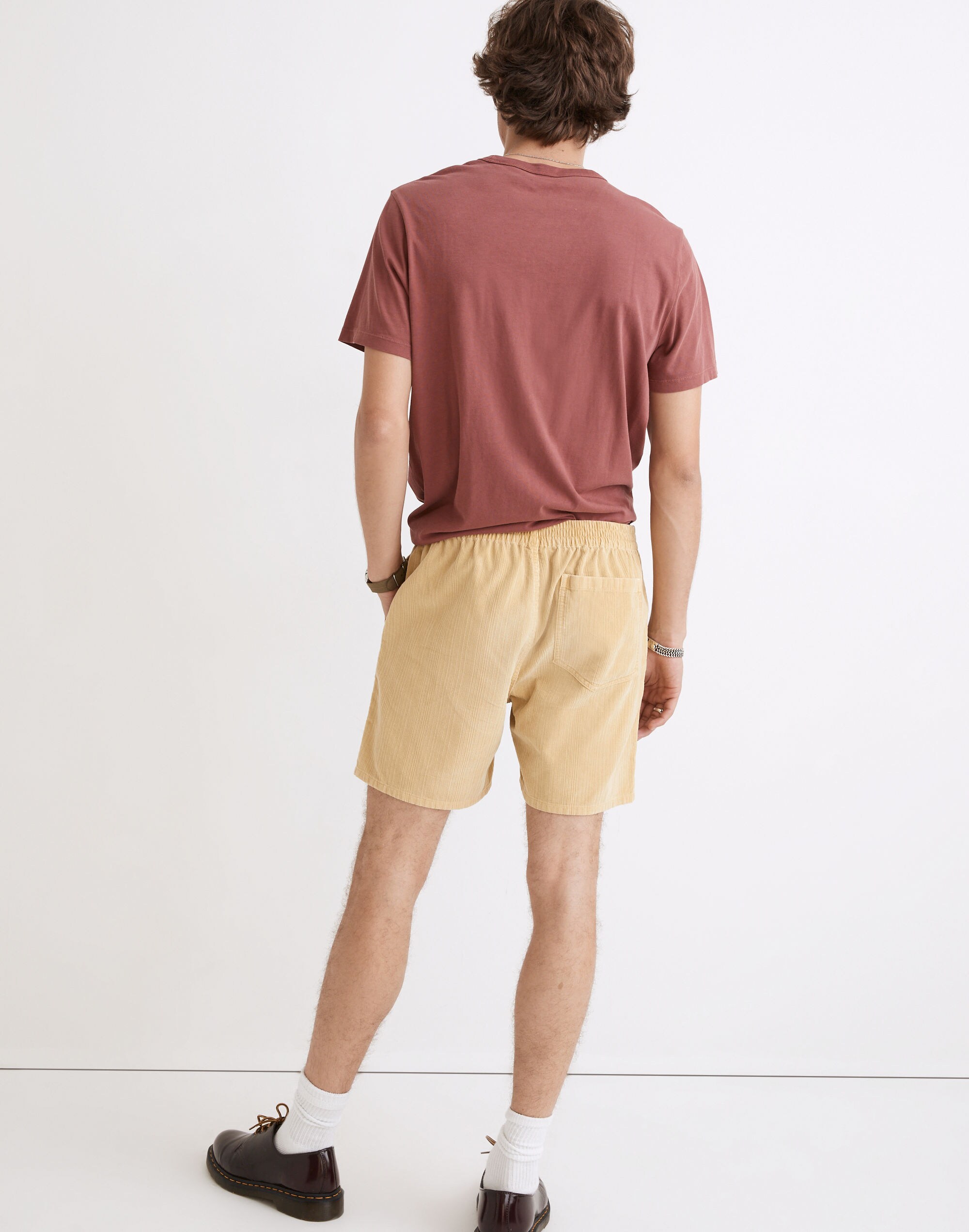 6 1/2" Variegated Corduroy Shorts