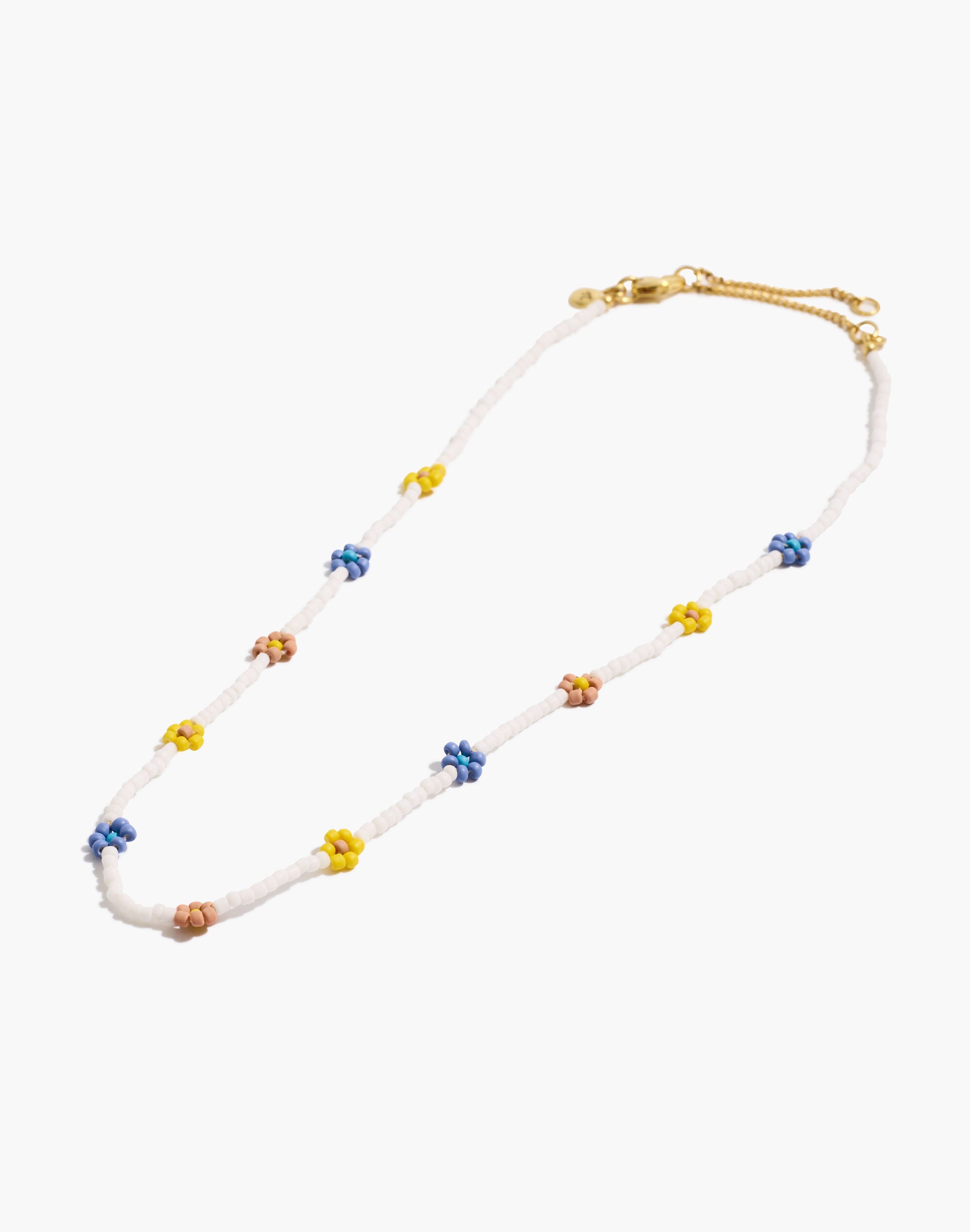 Seed Bead Daisy Choker Necklace | Madewell