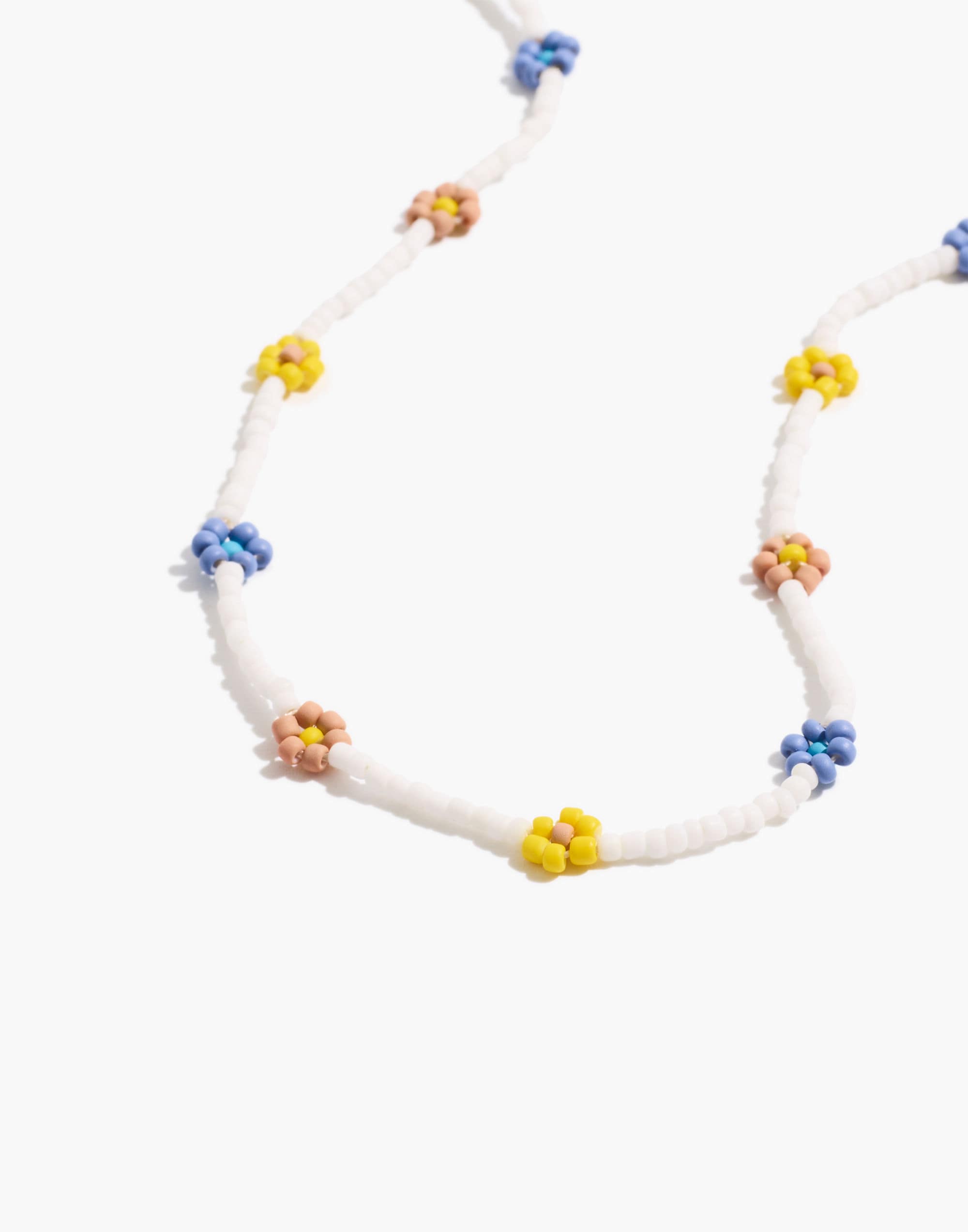 Seed Bead Daisy Choker Necklace | Madewell