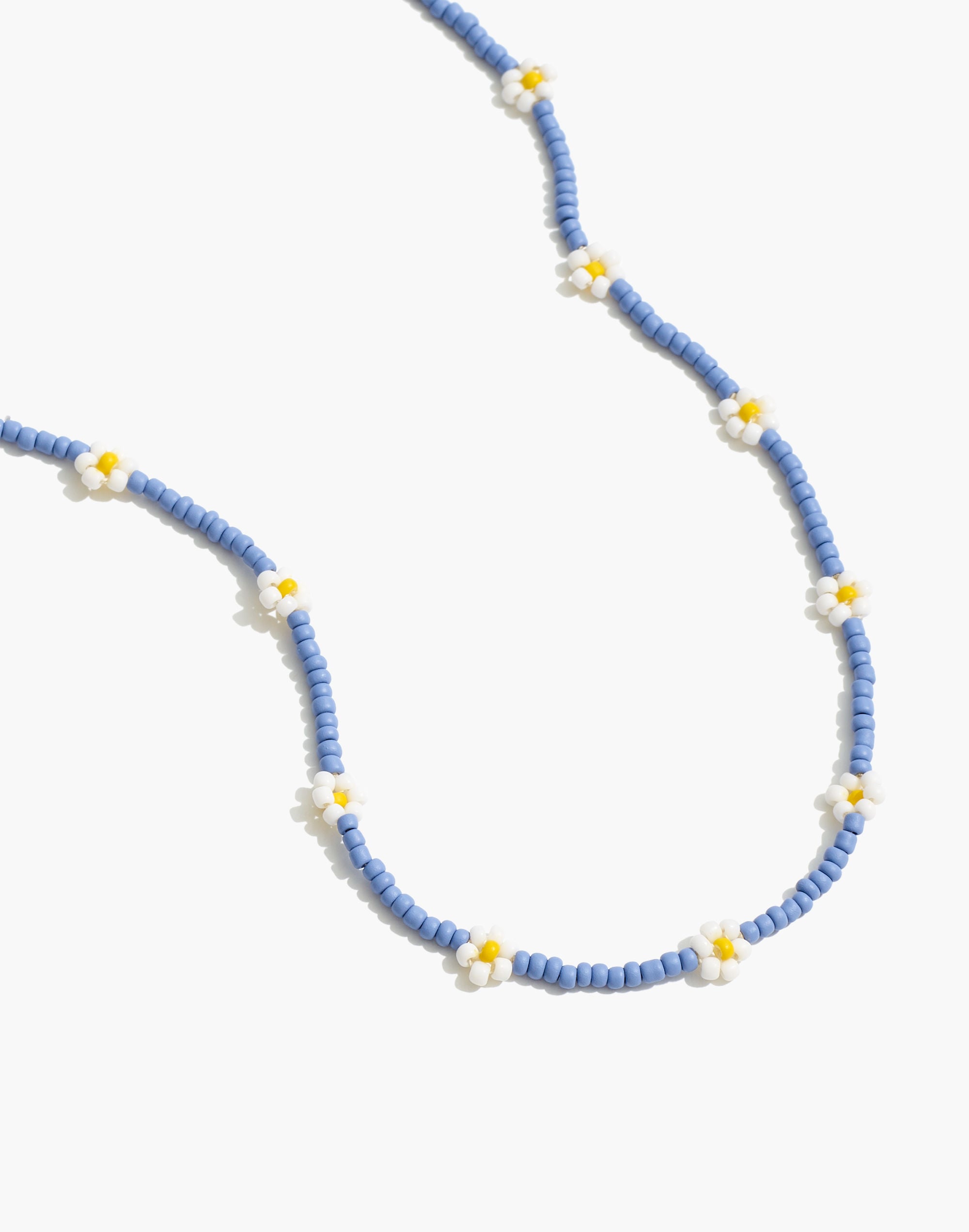 Seed Bead Daisy Choker Necklace | Madewell