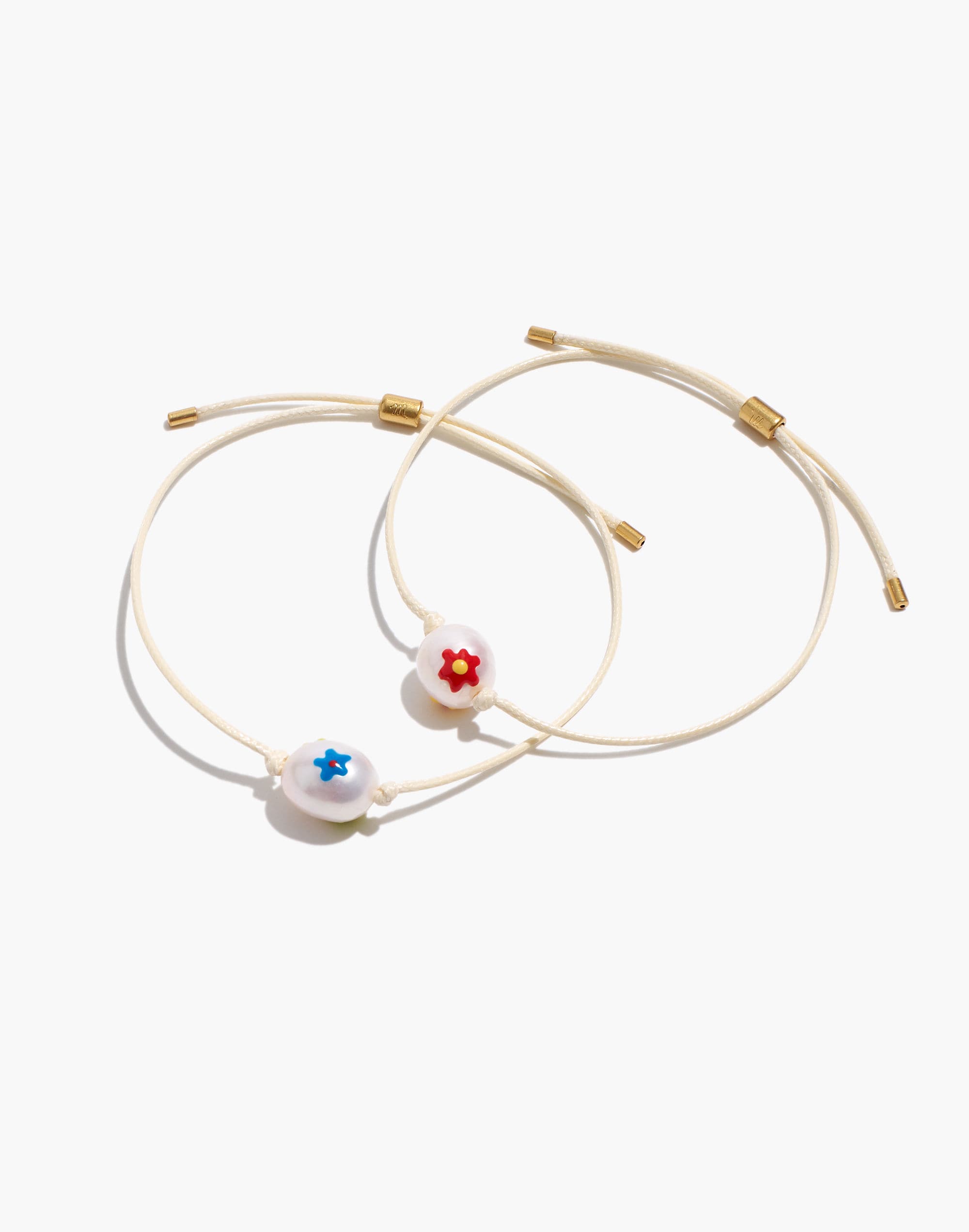 Painted Pearl Friendship Bracelet Set | Madewell