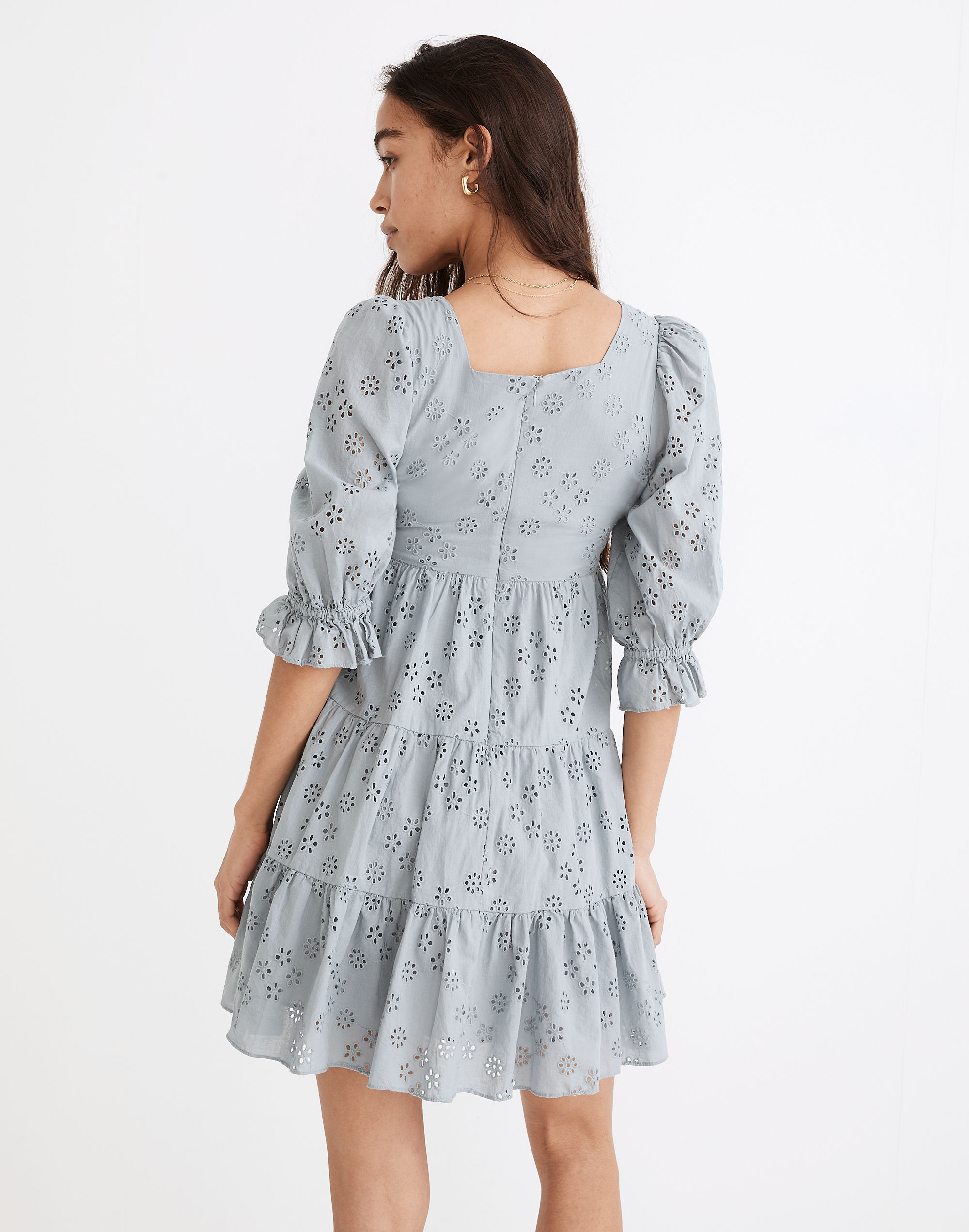 Eyelet Lizzie Babydoll Dress | Madewell