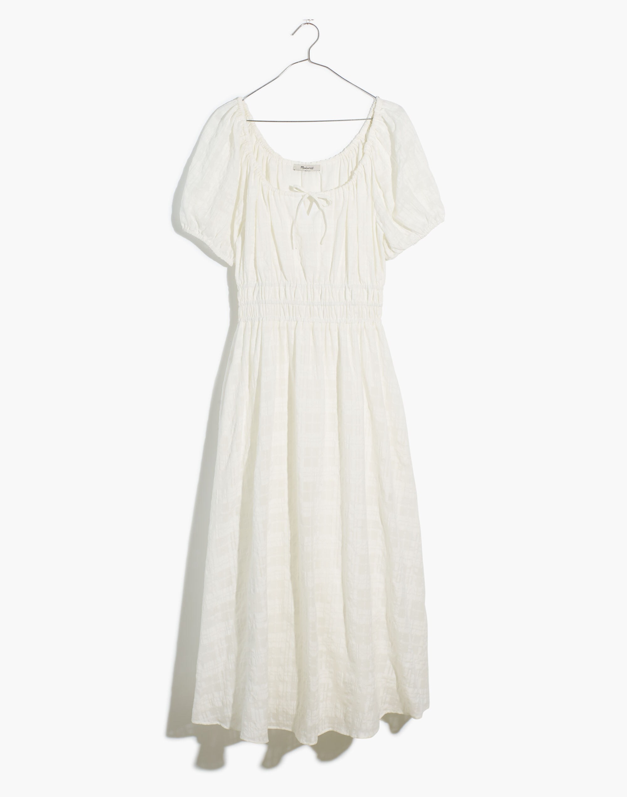 Sophia Midi Dress Seersucker Check | Madewell