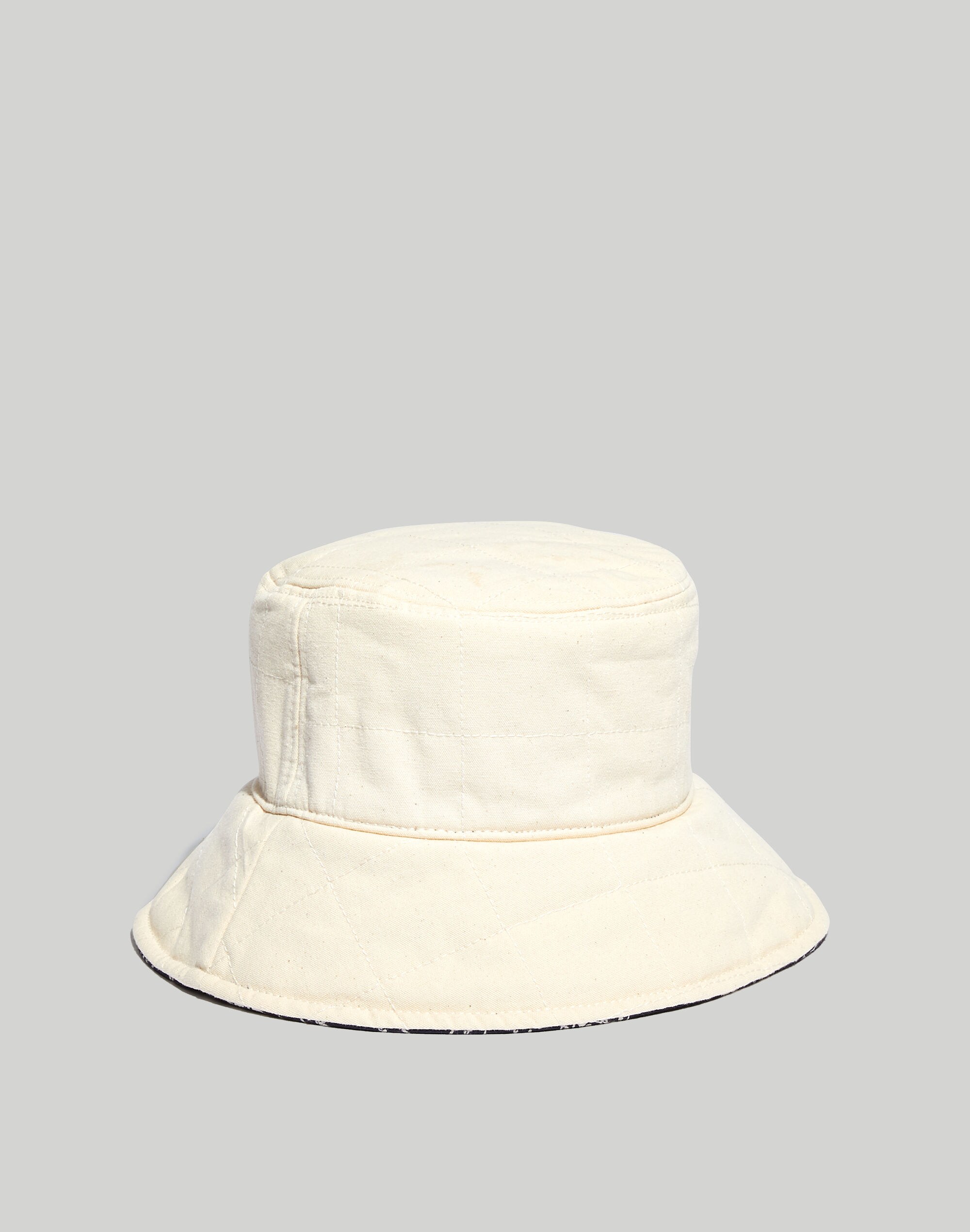 Reversible Quilted Bucket Hat | Madewell