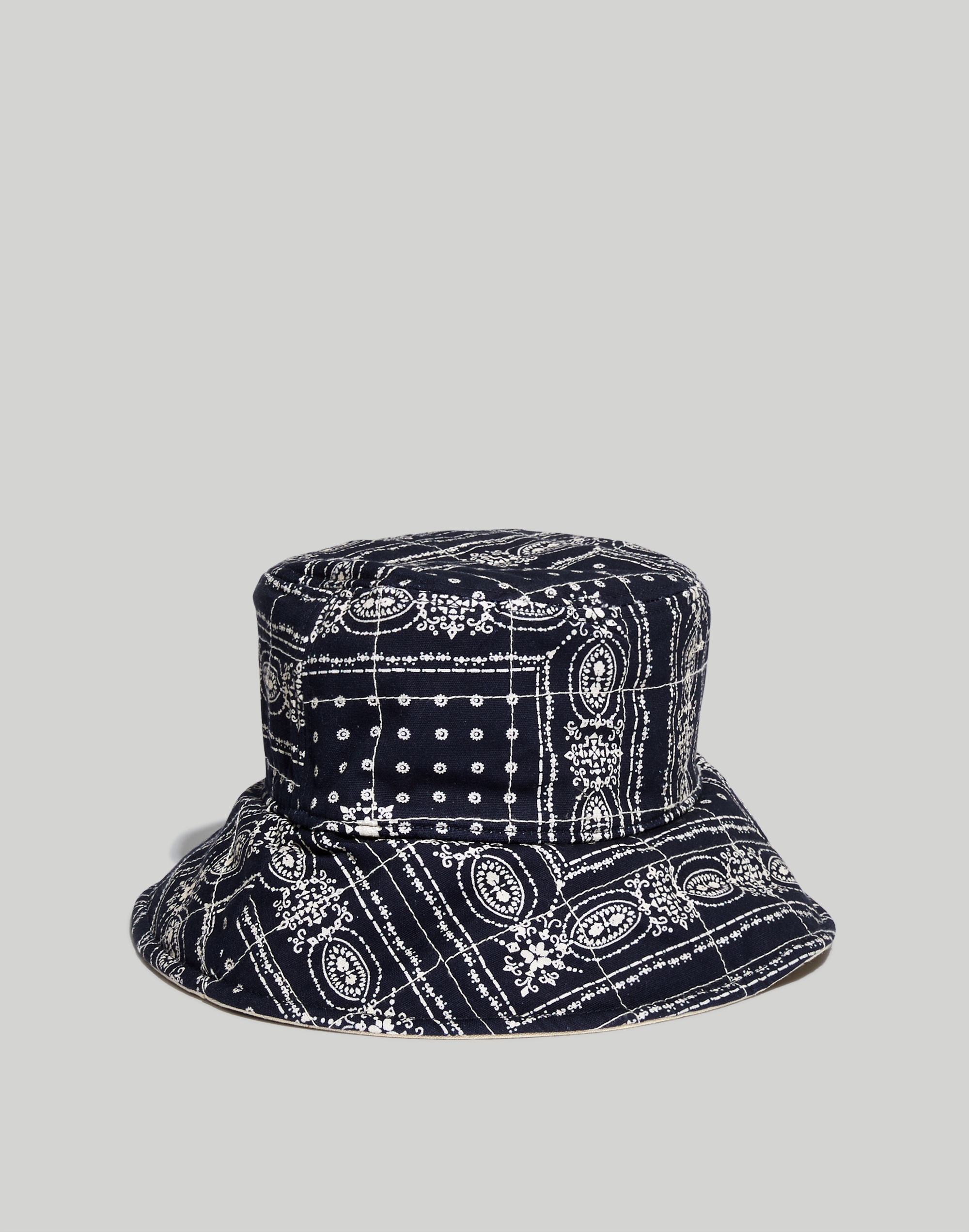 Reversible Quilted Bucket Hat | Madewell