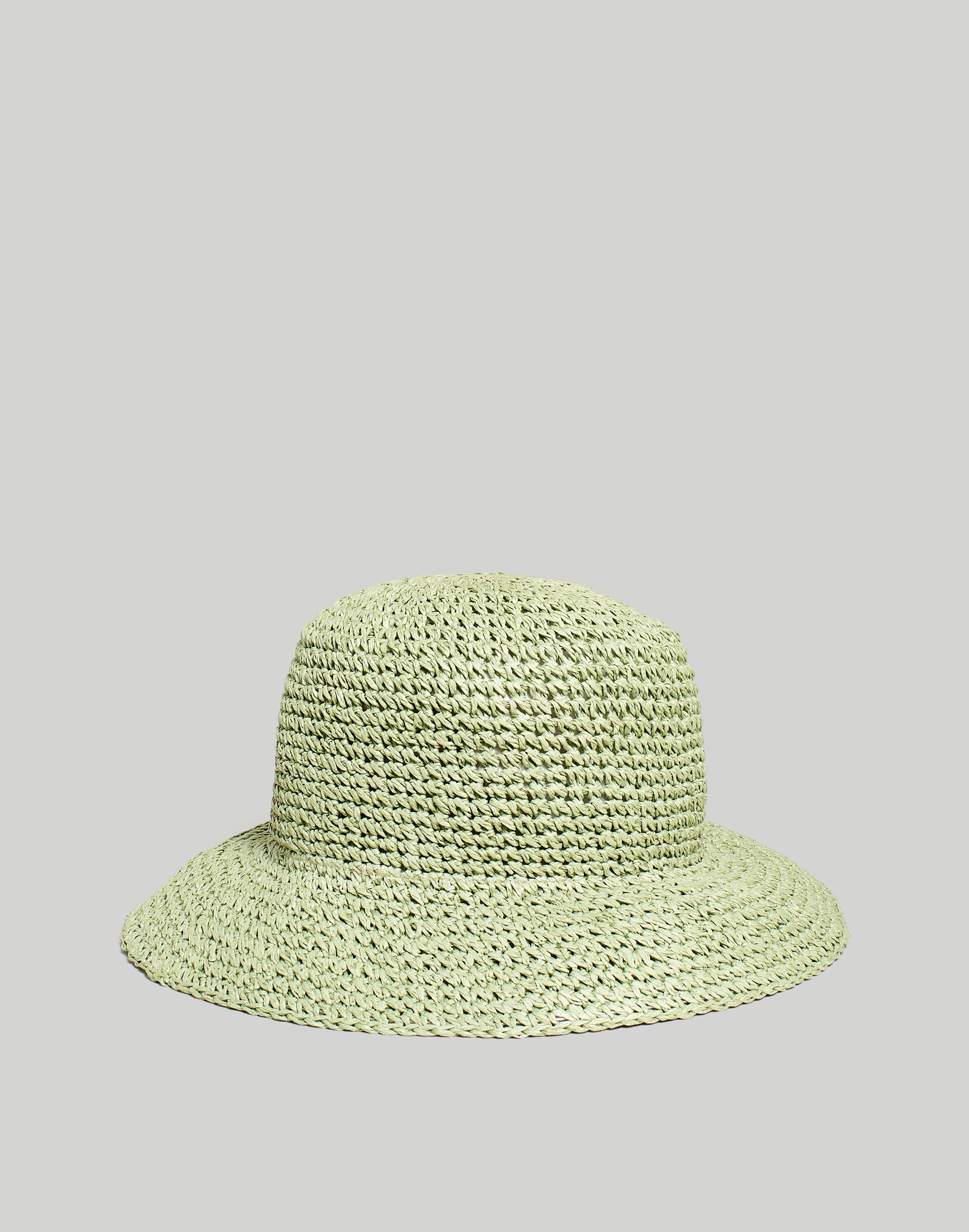 Mw Straw Bucket Hat In Forgotten Landscape