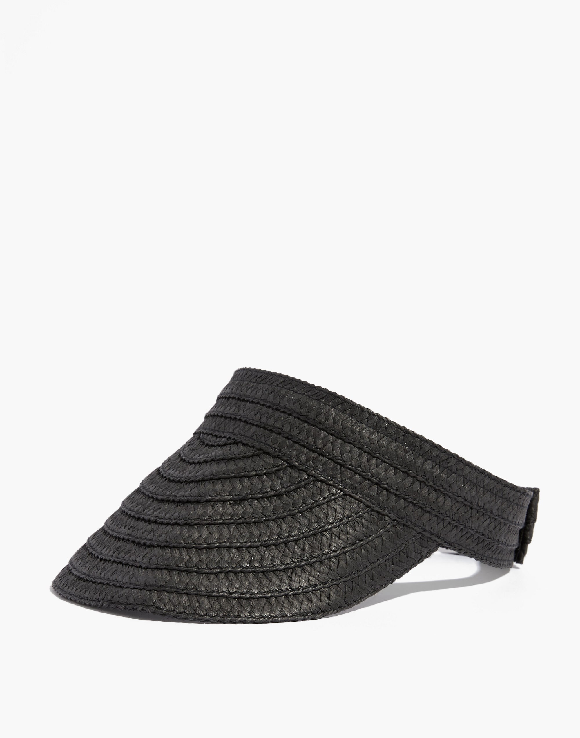 Packable Braided Straw Visor | Madewell