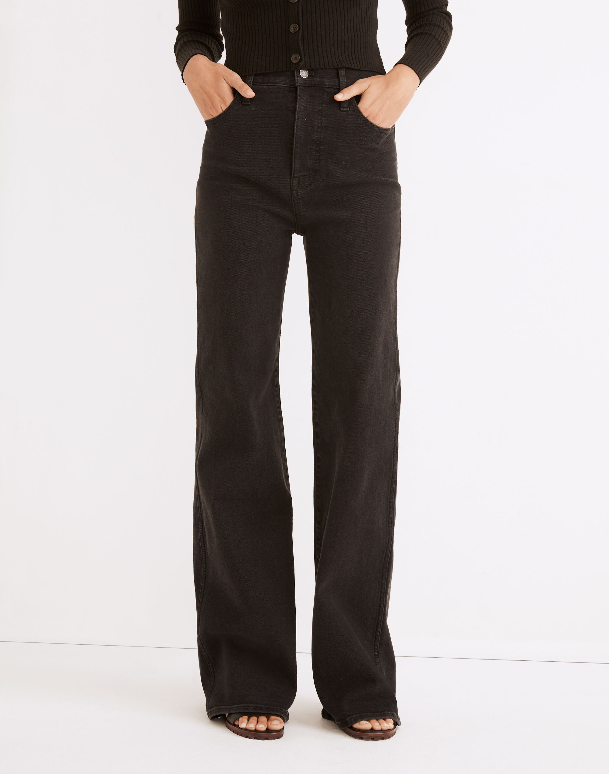 11" High-Rise Flare Jeans Crosson Wash | Madewell