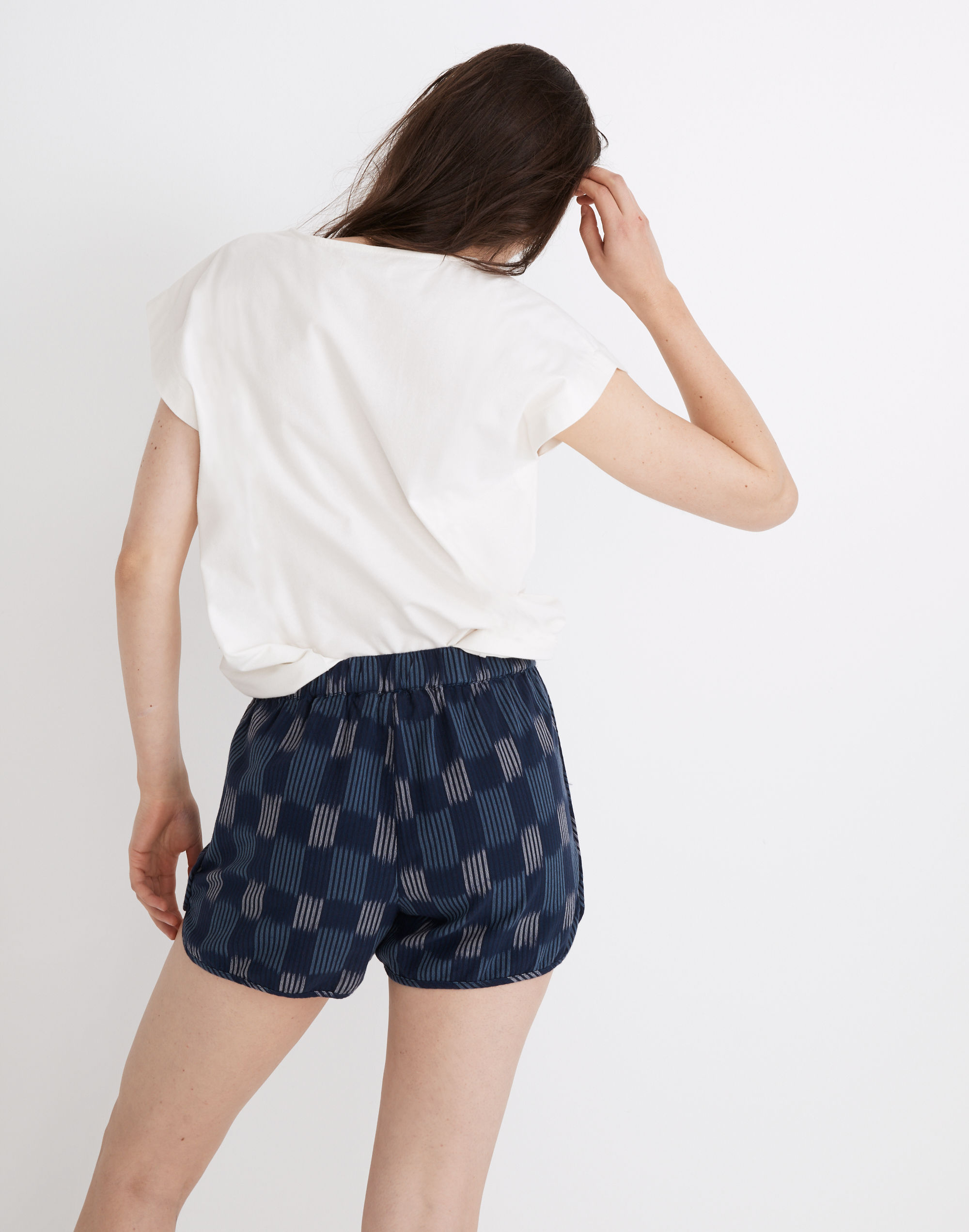 Pasadena Pull-On Shorts in Jacquard Stripe | Madewell