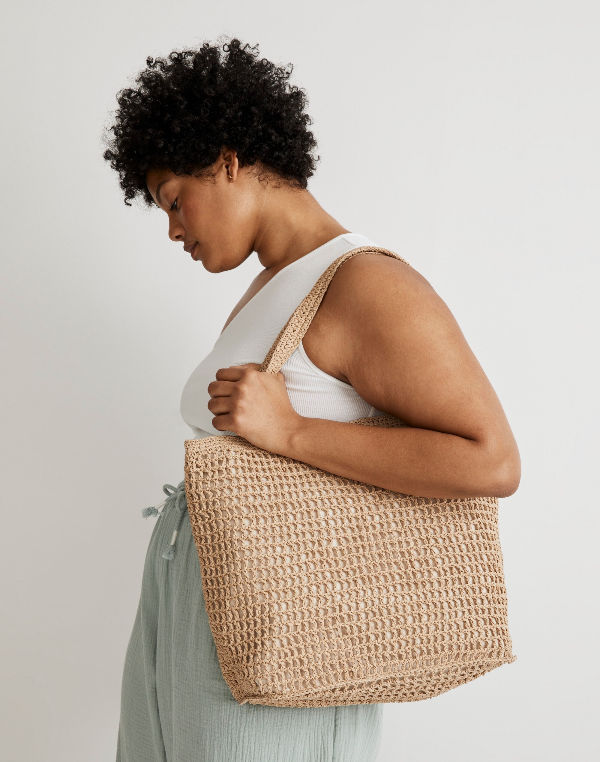 The Transport Tote: Straw Edition | Madewell