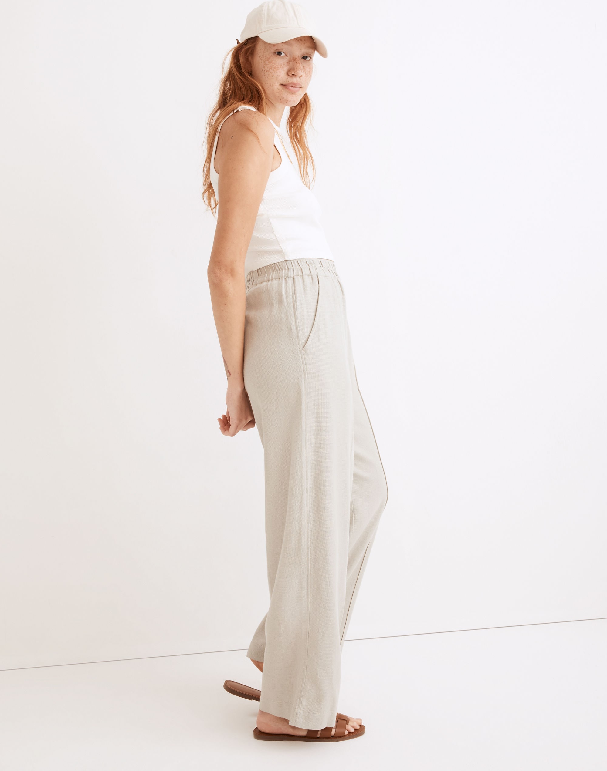 Breezewoven Pull-On High-Rise Straight Pants | Madewell