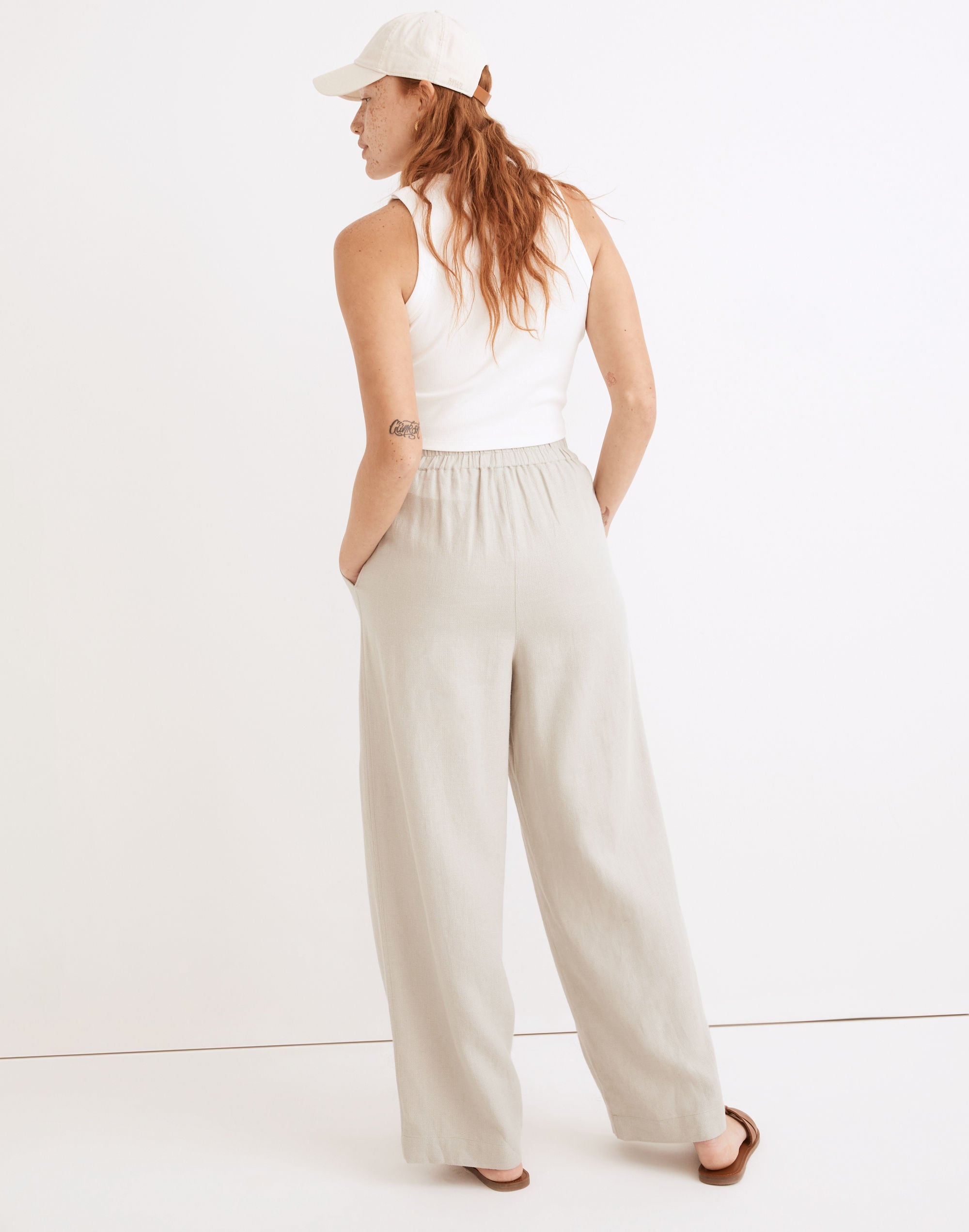 Breezewoven Pull-On High-Rise Straight Pants | Madewell