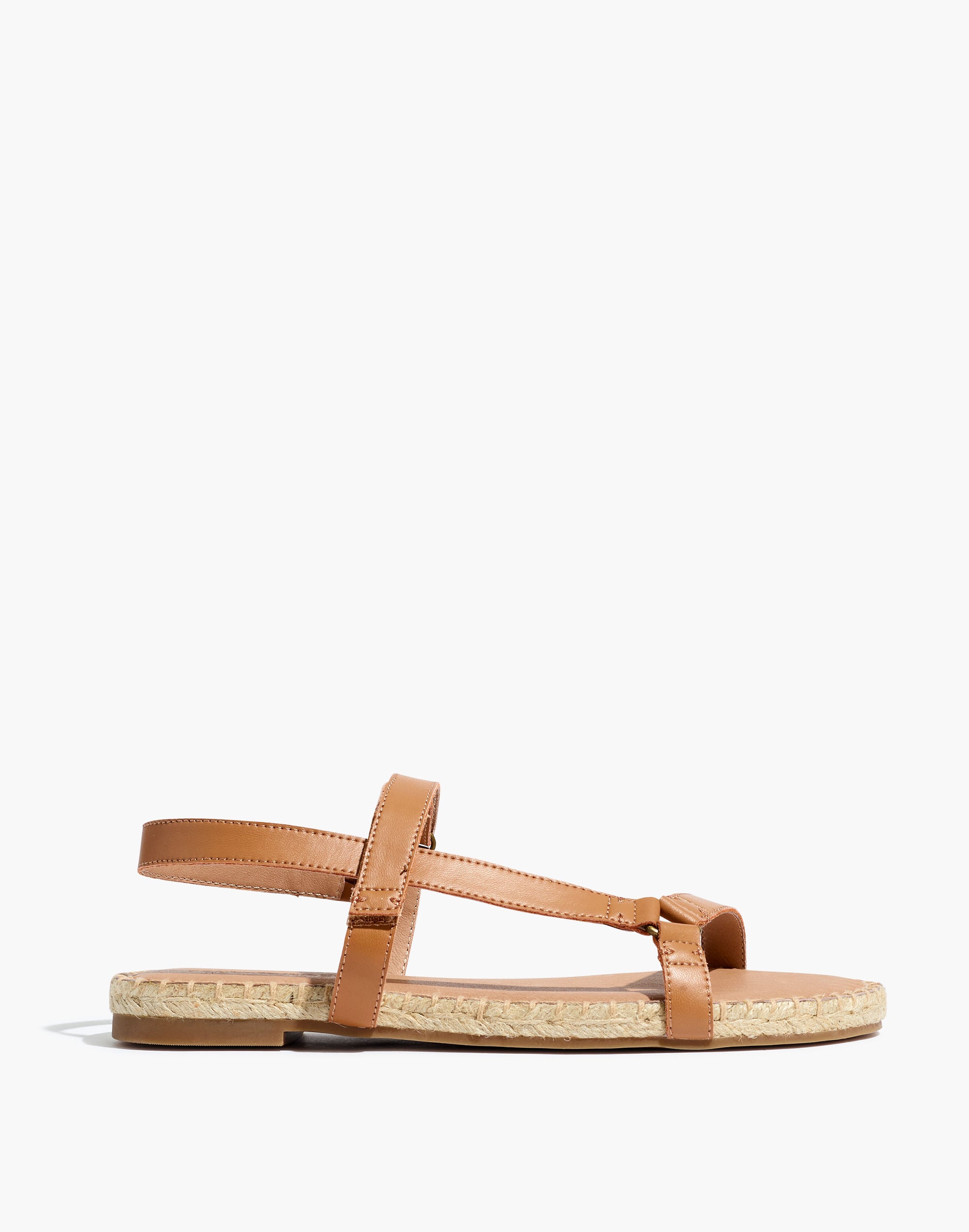 The Hallie Espadrille Sandal in Leather | Madewell