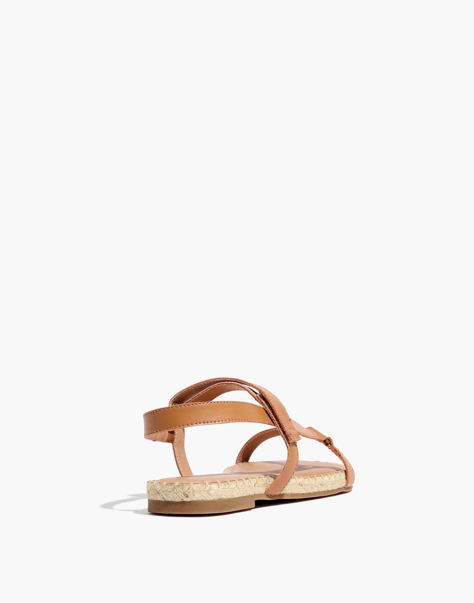 The Hallie Espadrille Sandal Leather | Madewell