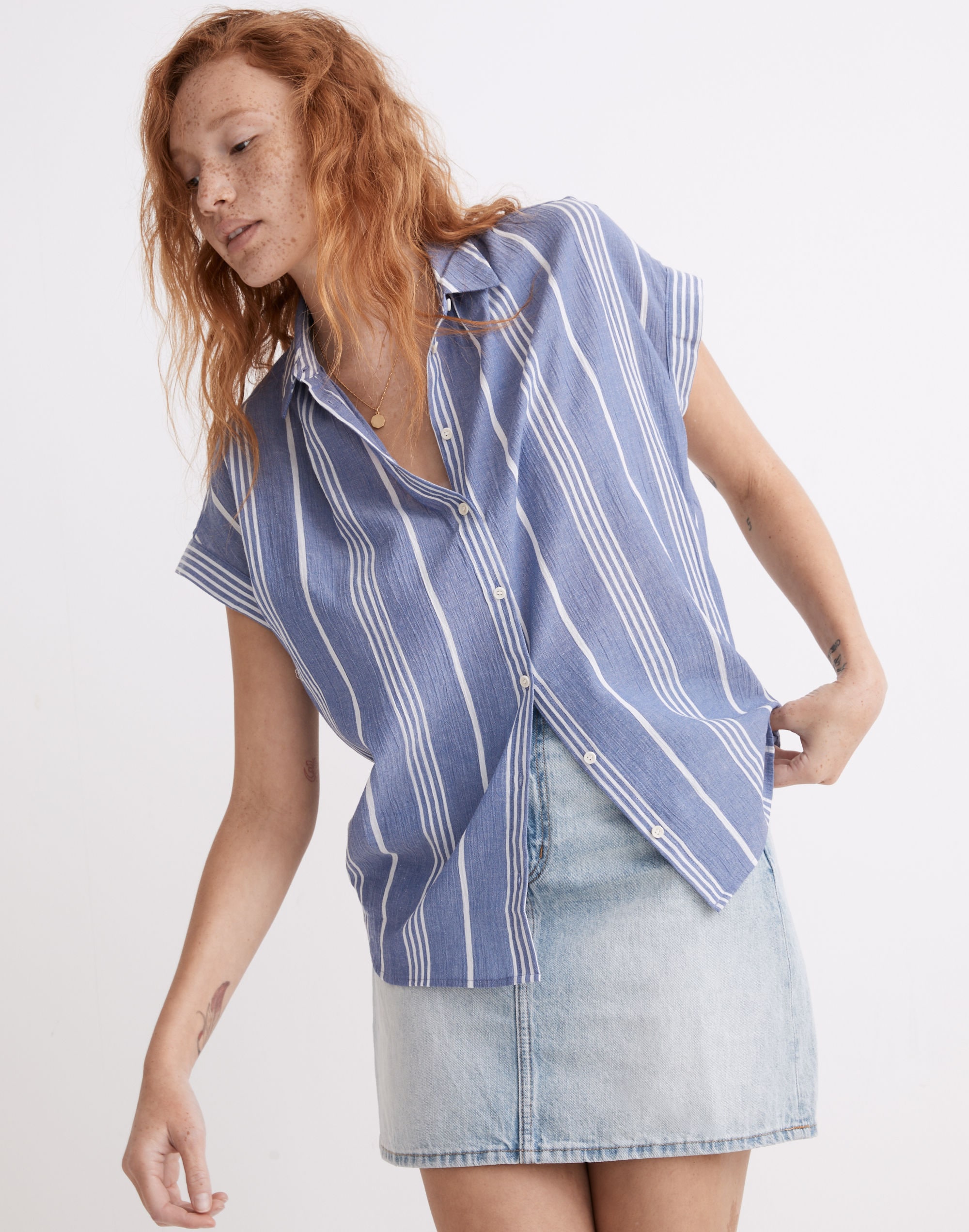 Central Shirt Highley Stripe | Madewell