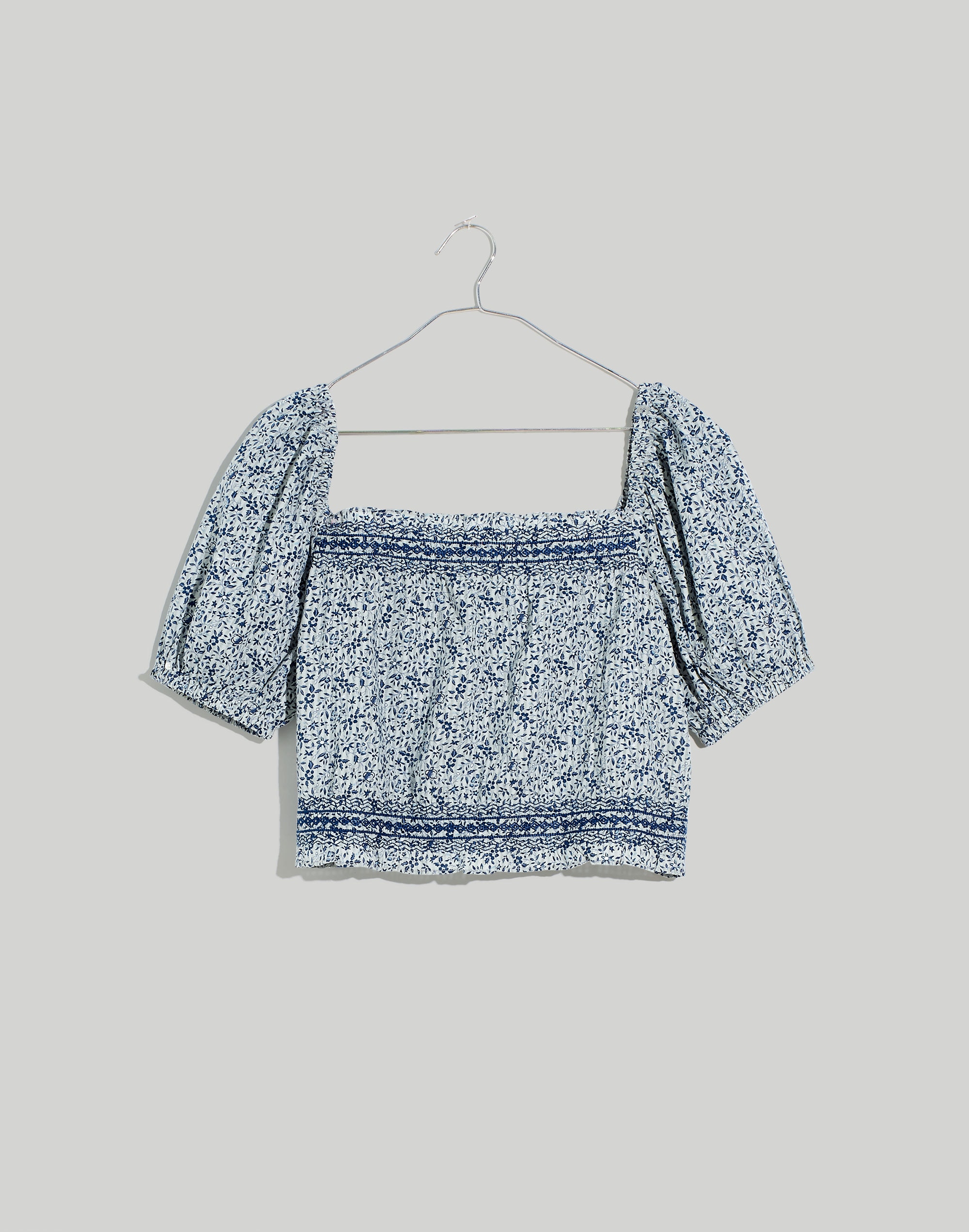 Jeanette Top Florentine Floral | Madewell