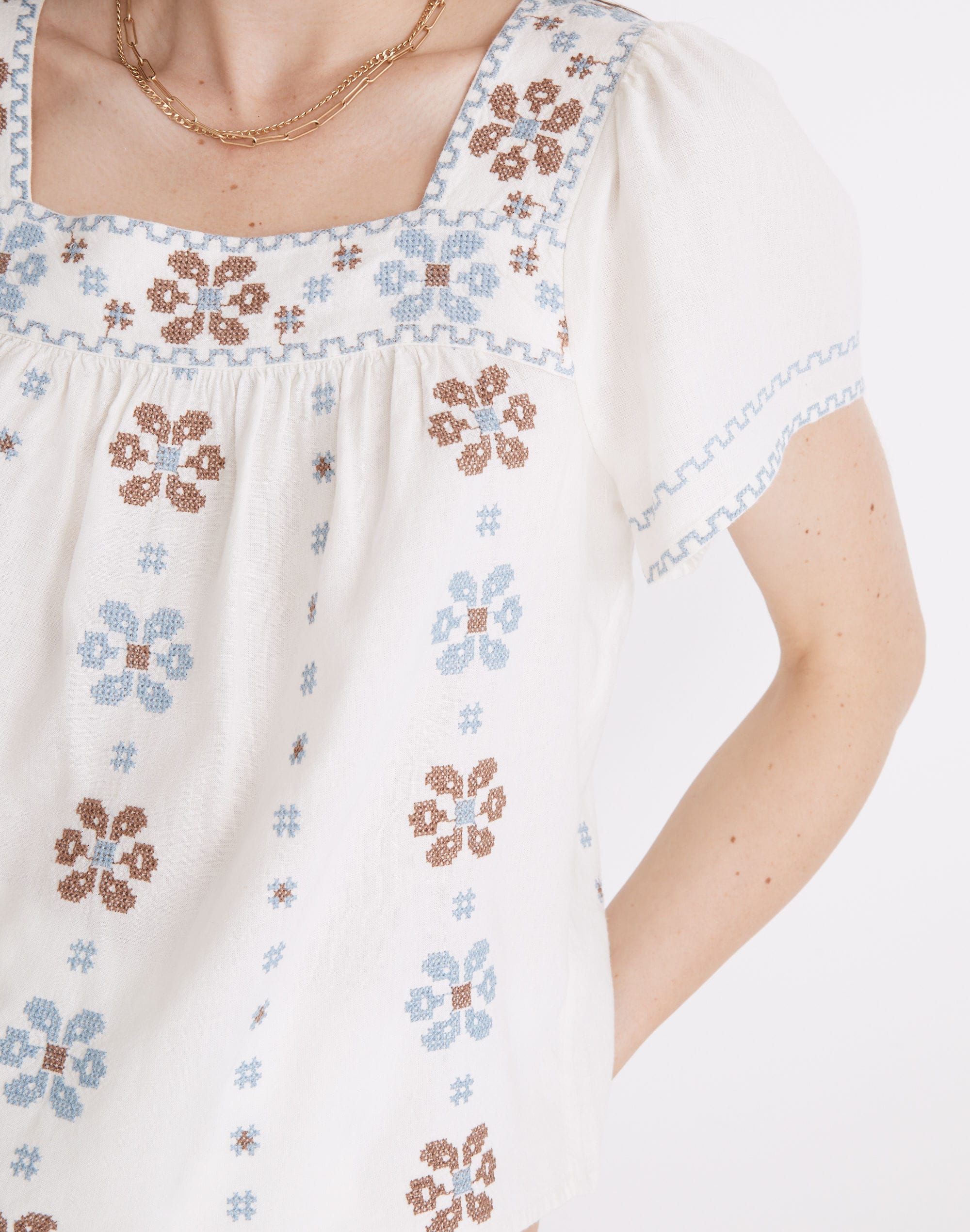 Cross-Stitch Top | Madewell