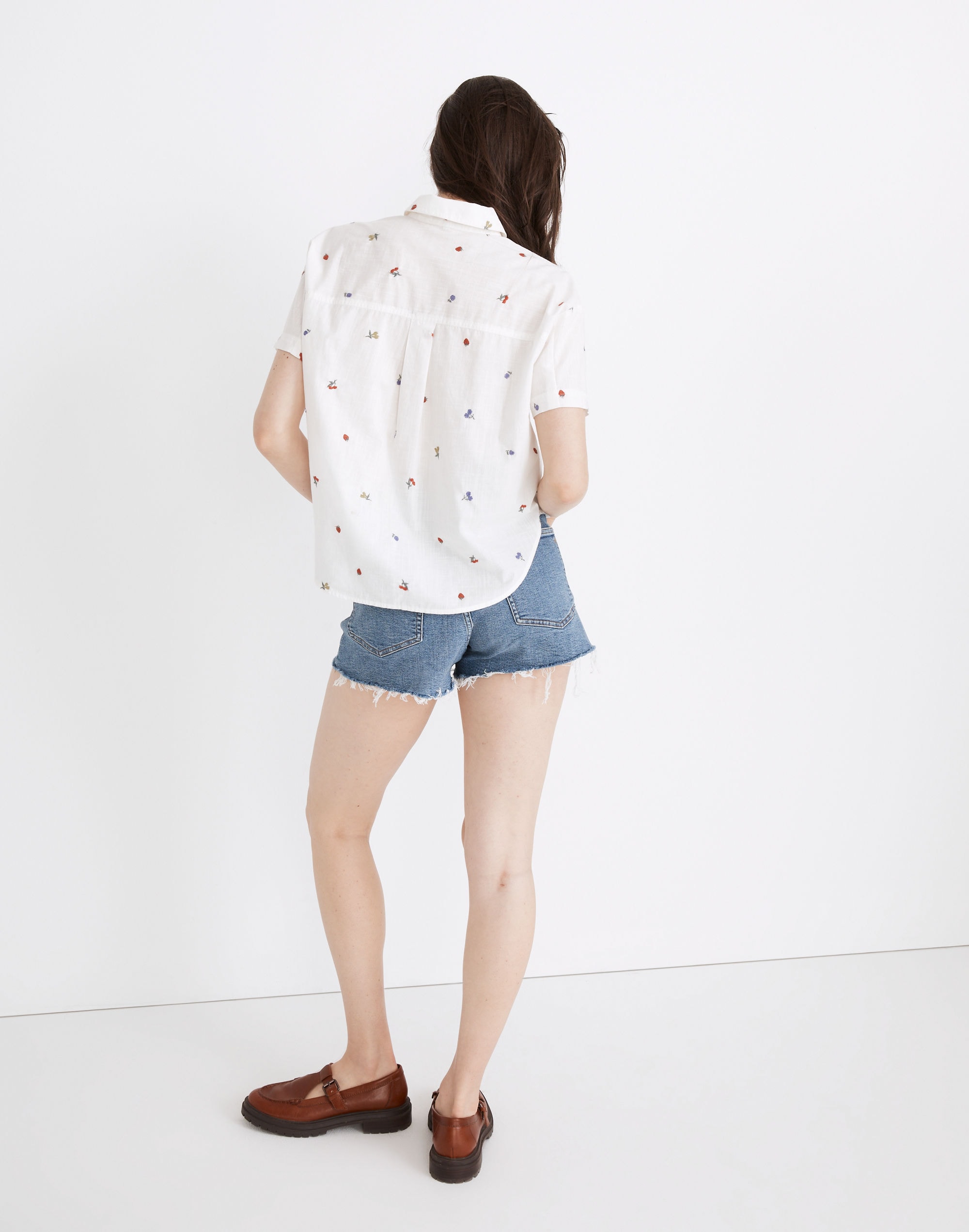 Beachside Shirttail Top Fresca Fruit | Madewell