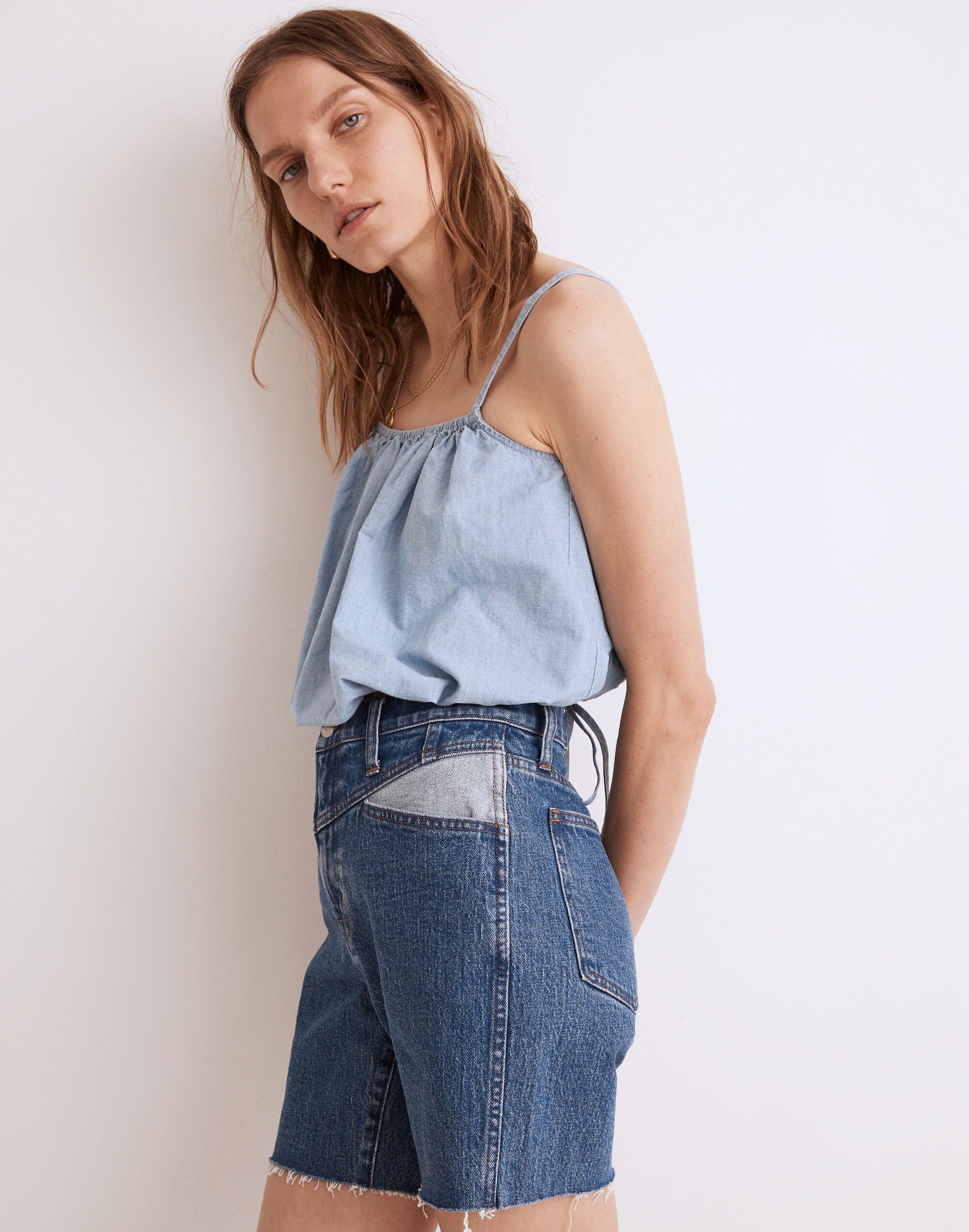 Chambray Meriden Top Vineshire Wash | Madewell