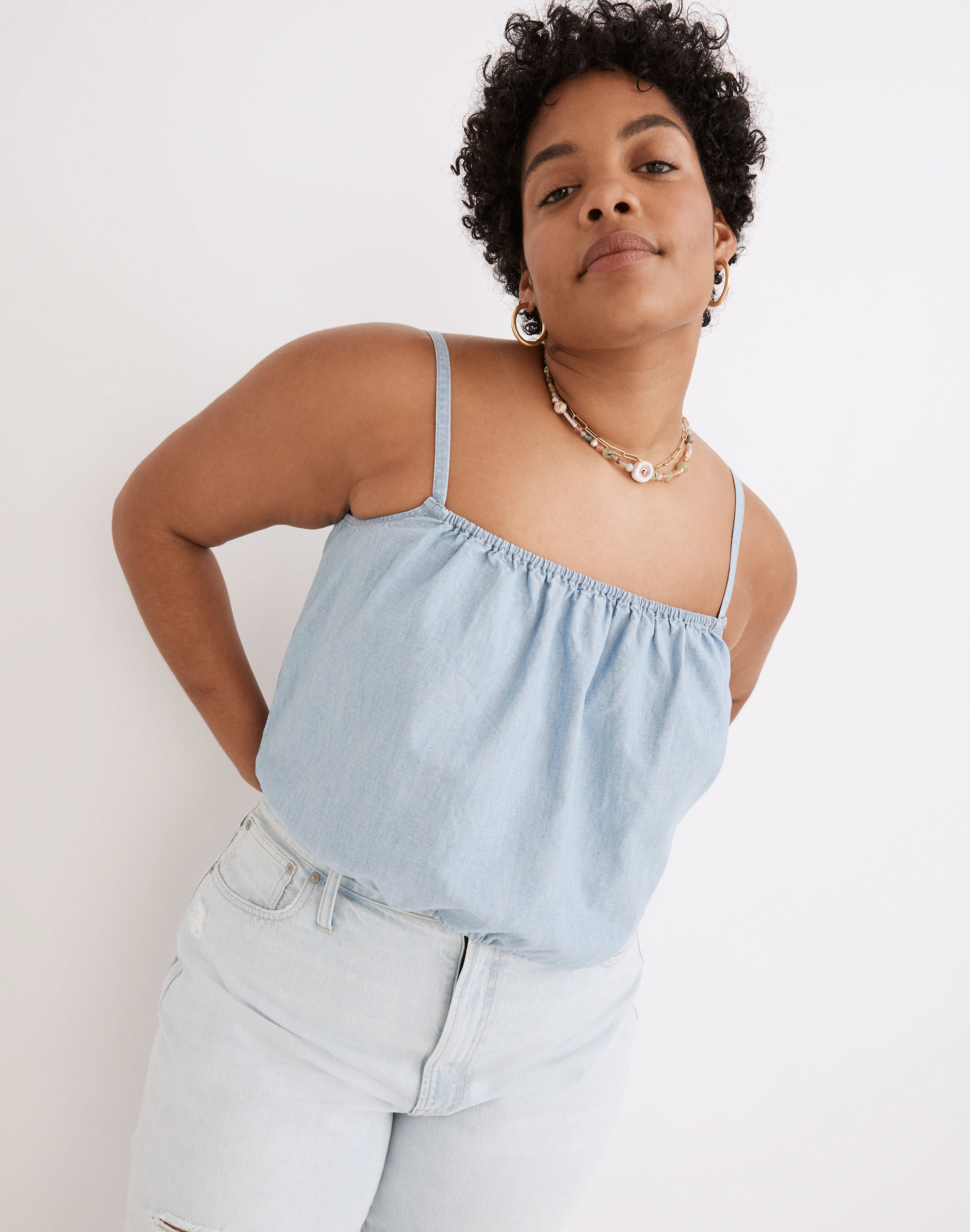 Chambray Meriden Top Vineshire Wash | Madewell