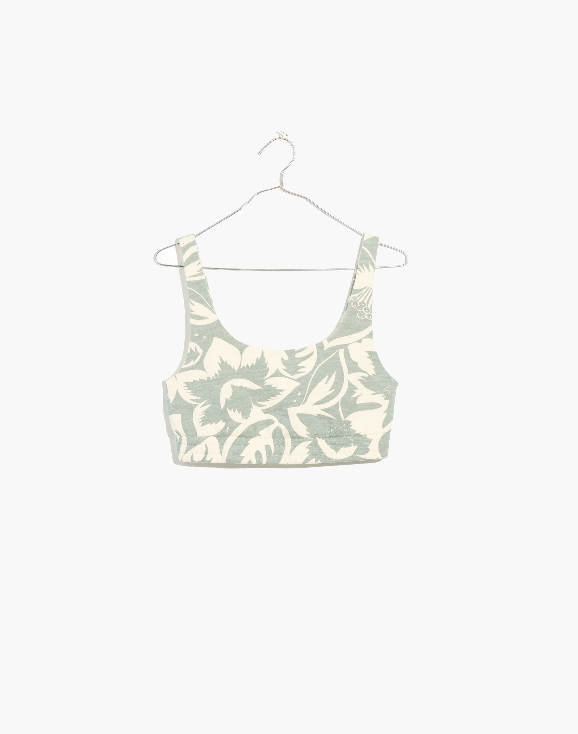 MWL Sweatshirt Bralette Tropicale Floral | Madewell