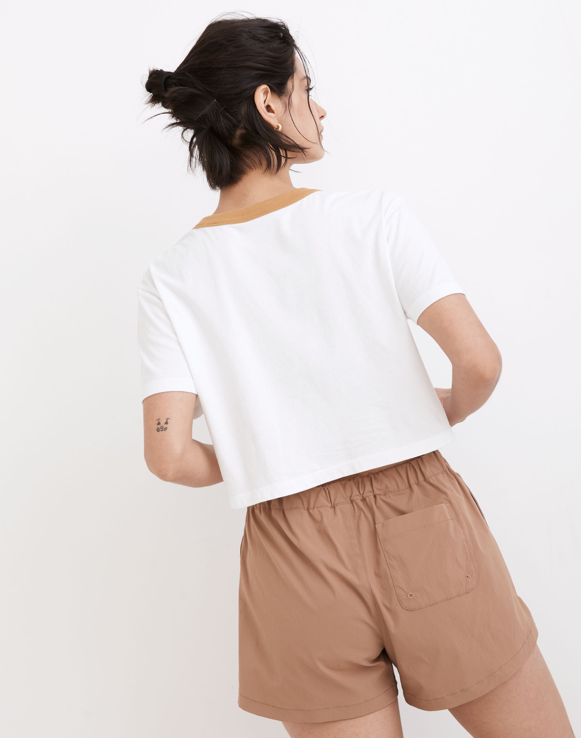 MWL Camp Resort Ringer Crop Tee | Madewell