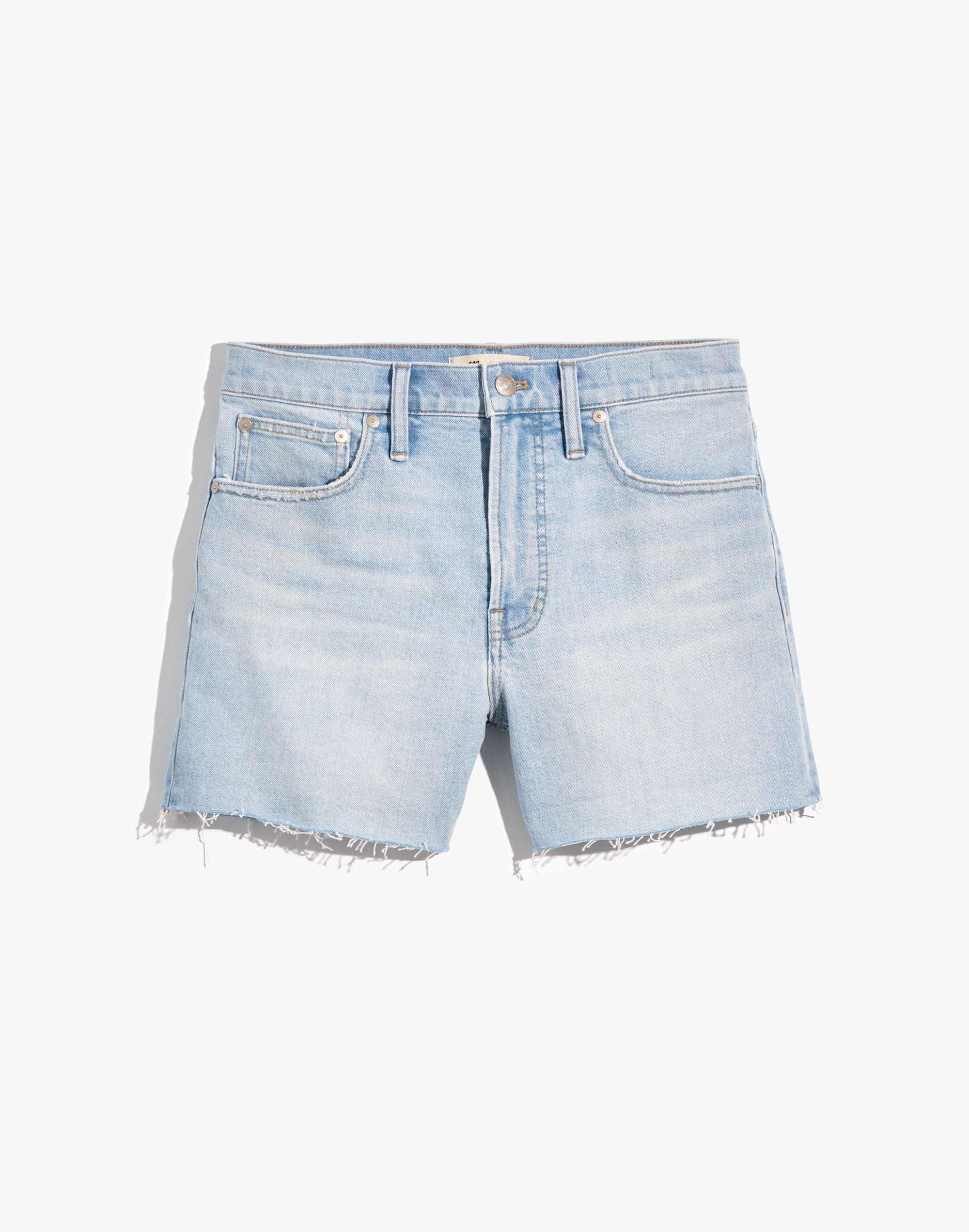 The Perfect Jean Short in Fallon Wash: Pride Rainbow Selvedge Edition