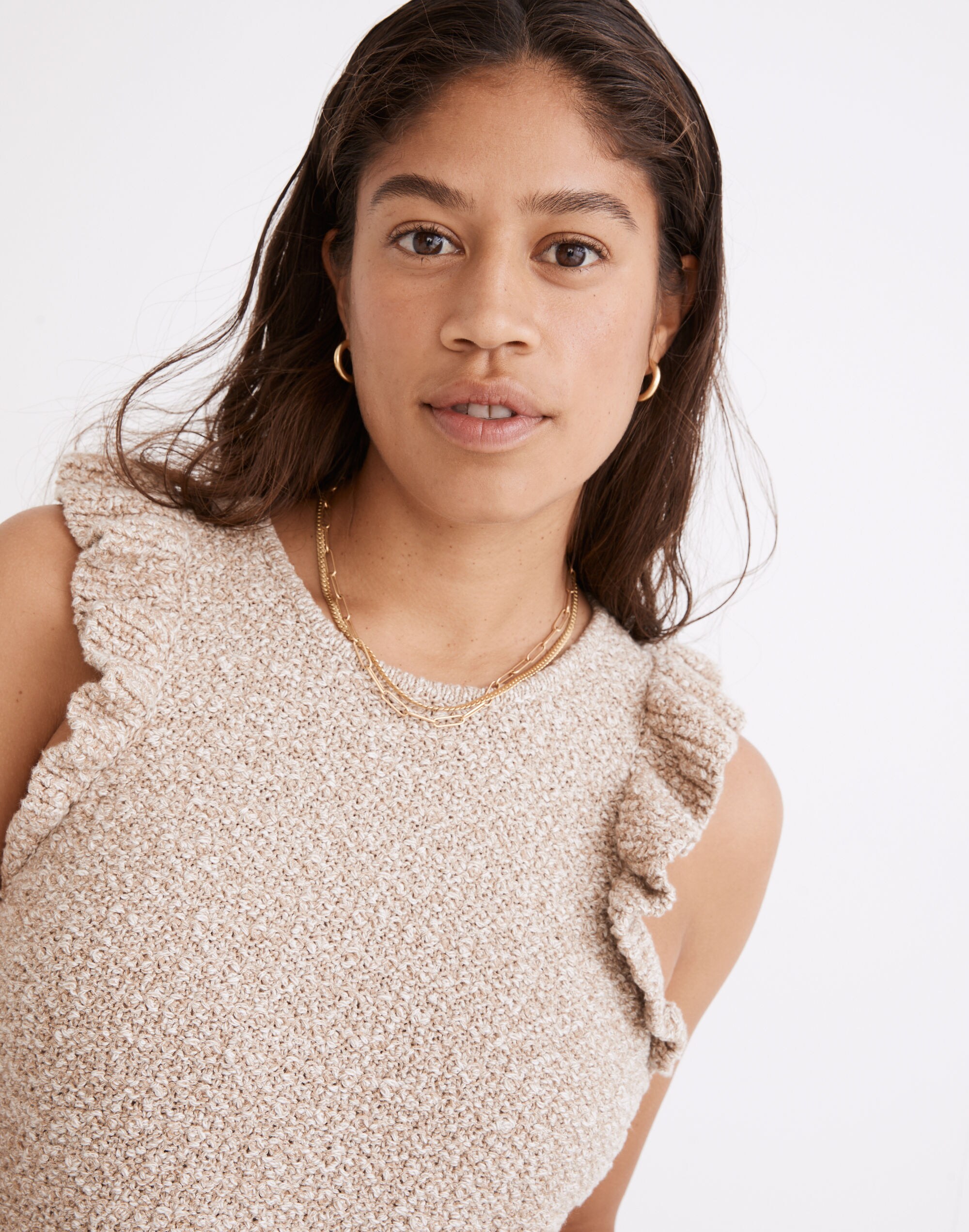 Nicollet Ruffle Sweater Tank | Madewell