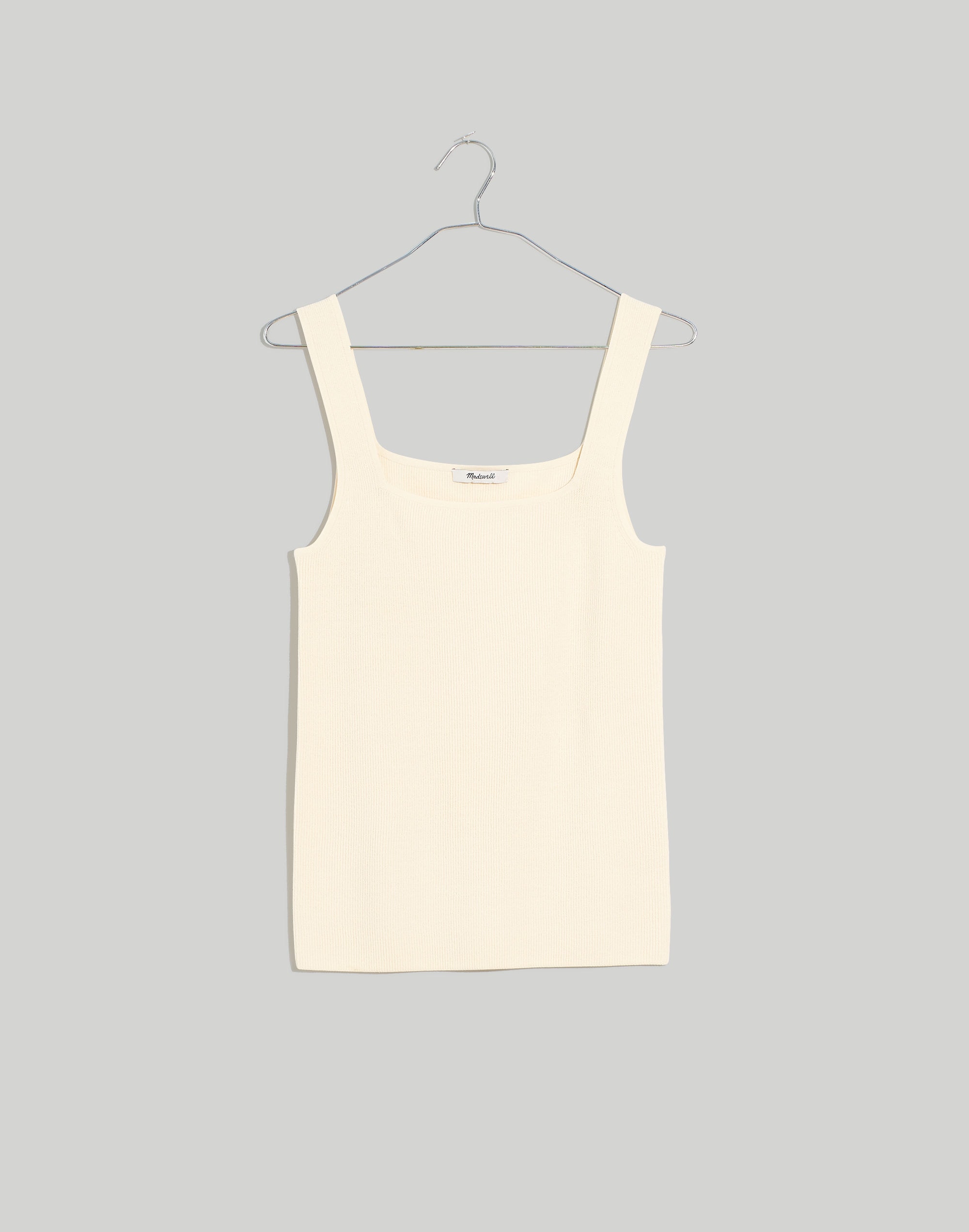 Bradbury Square-Neck Sweater Tank | Madewell