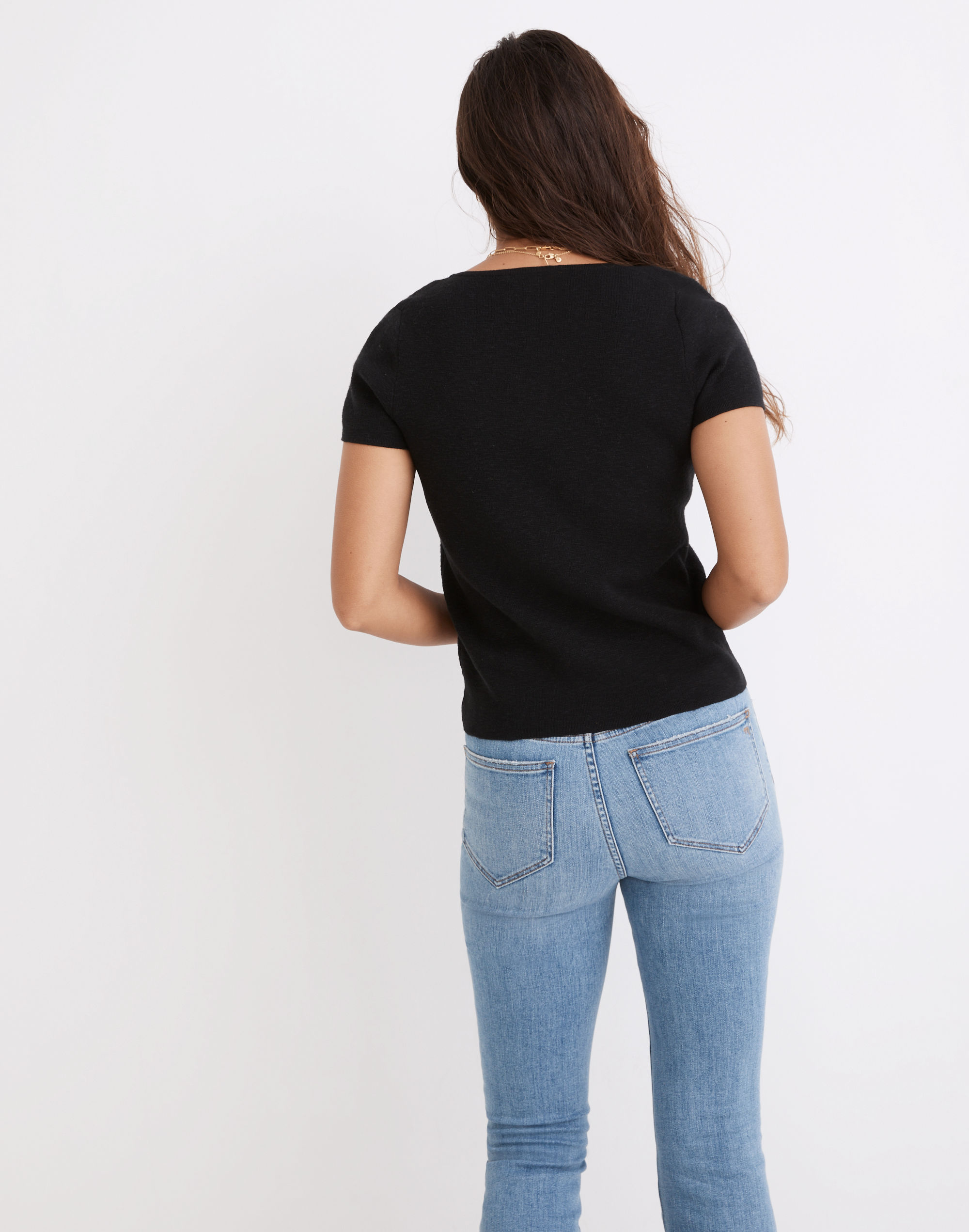 Square-Neck Sweater Tee | Madewell