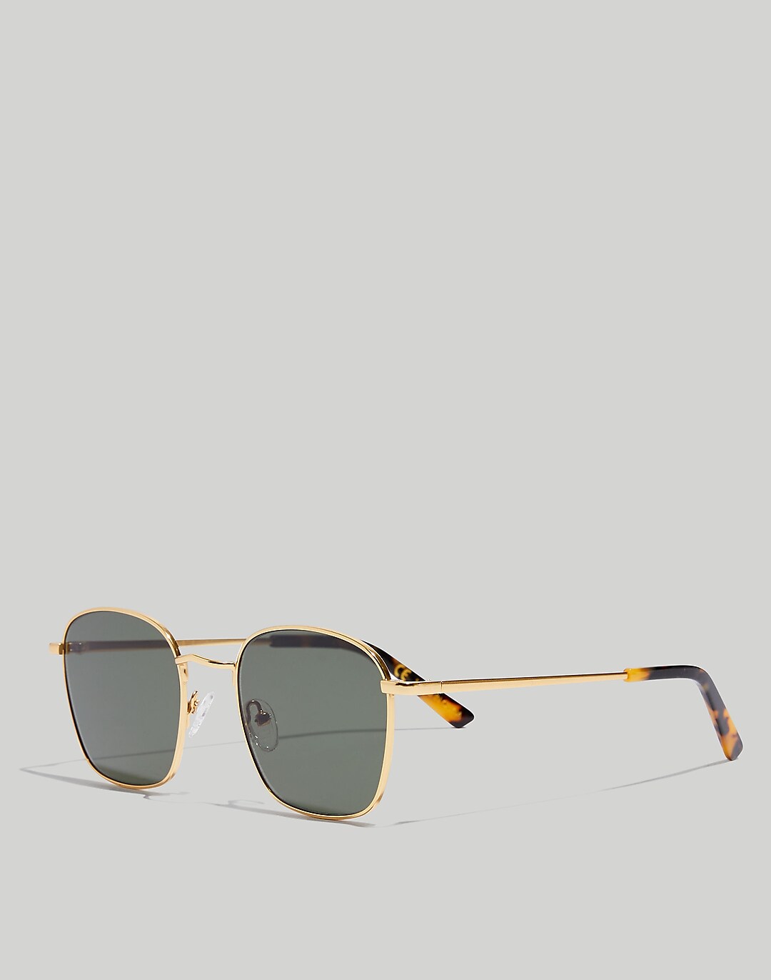 Madewell Fest Aviator Sunglasses in True Black - Size One S