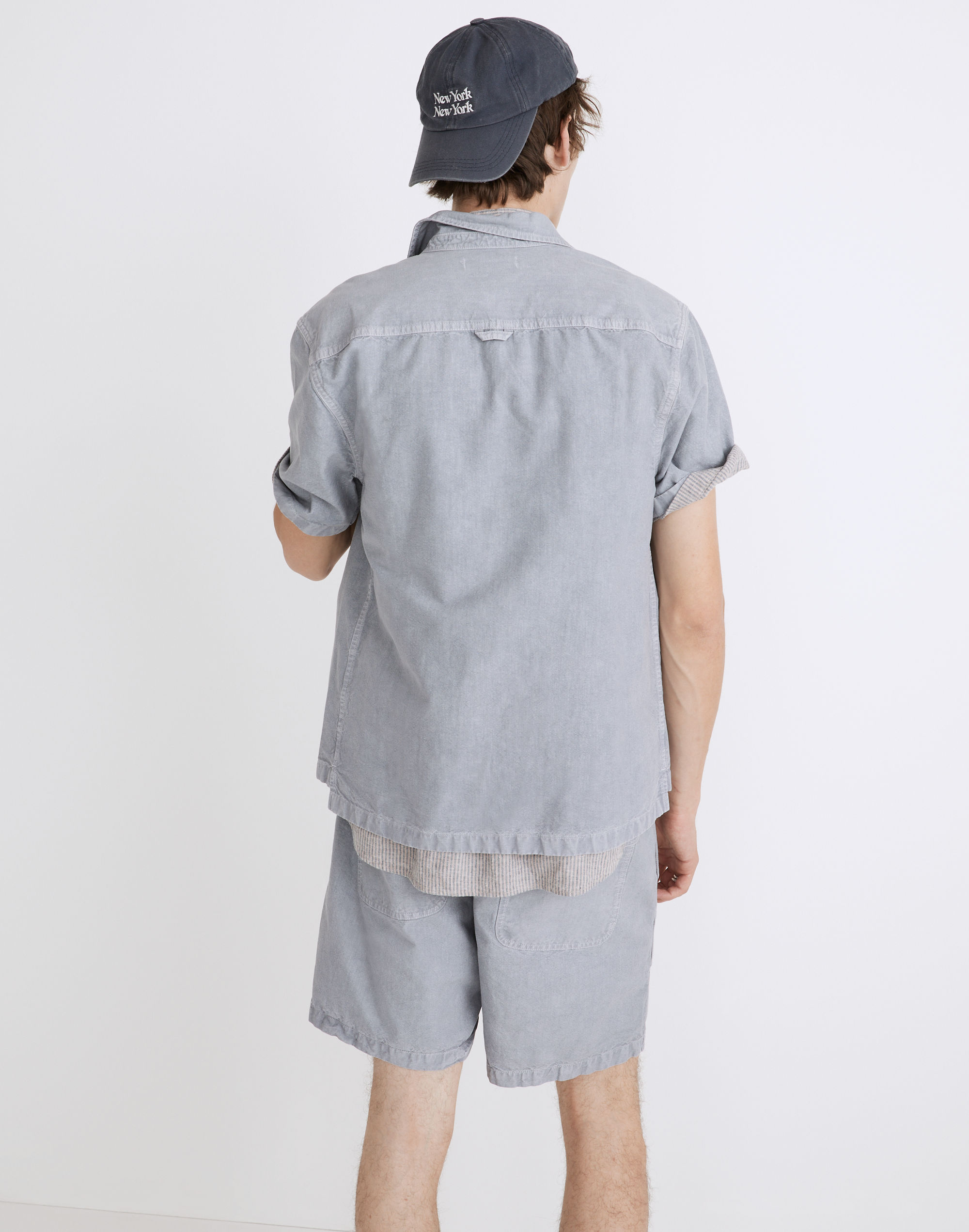 Sun-Faded Short-Sleeve Work Shirt | Madewell