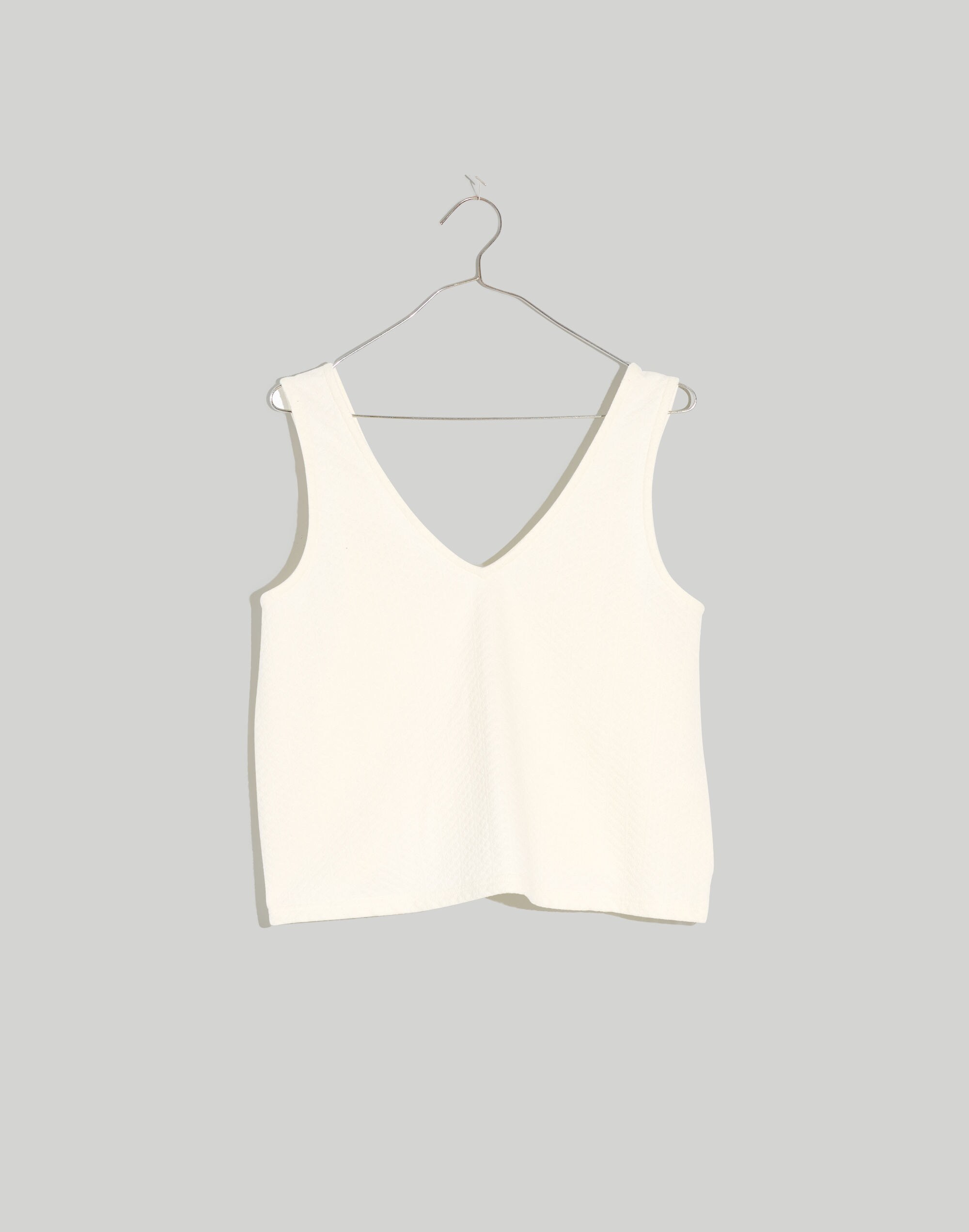 Jacquard Peekaboo-Back Crop Tank | Madewell