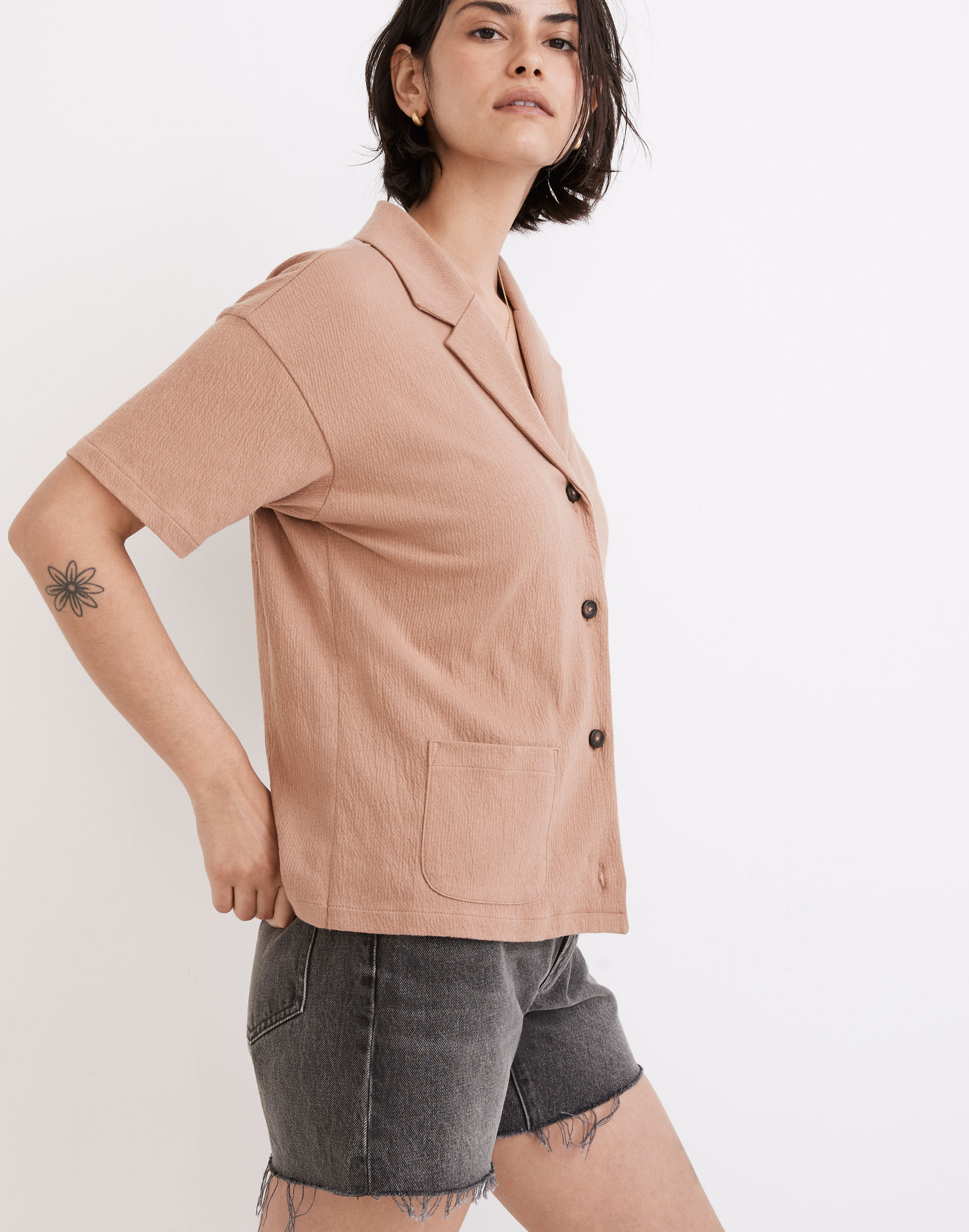 Knit Lightspun Camp Shirt | Madewell