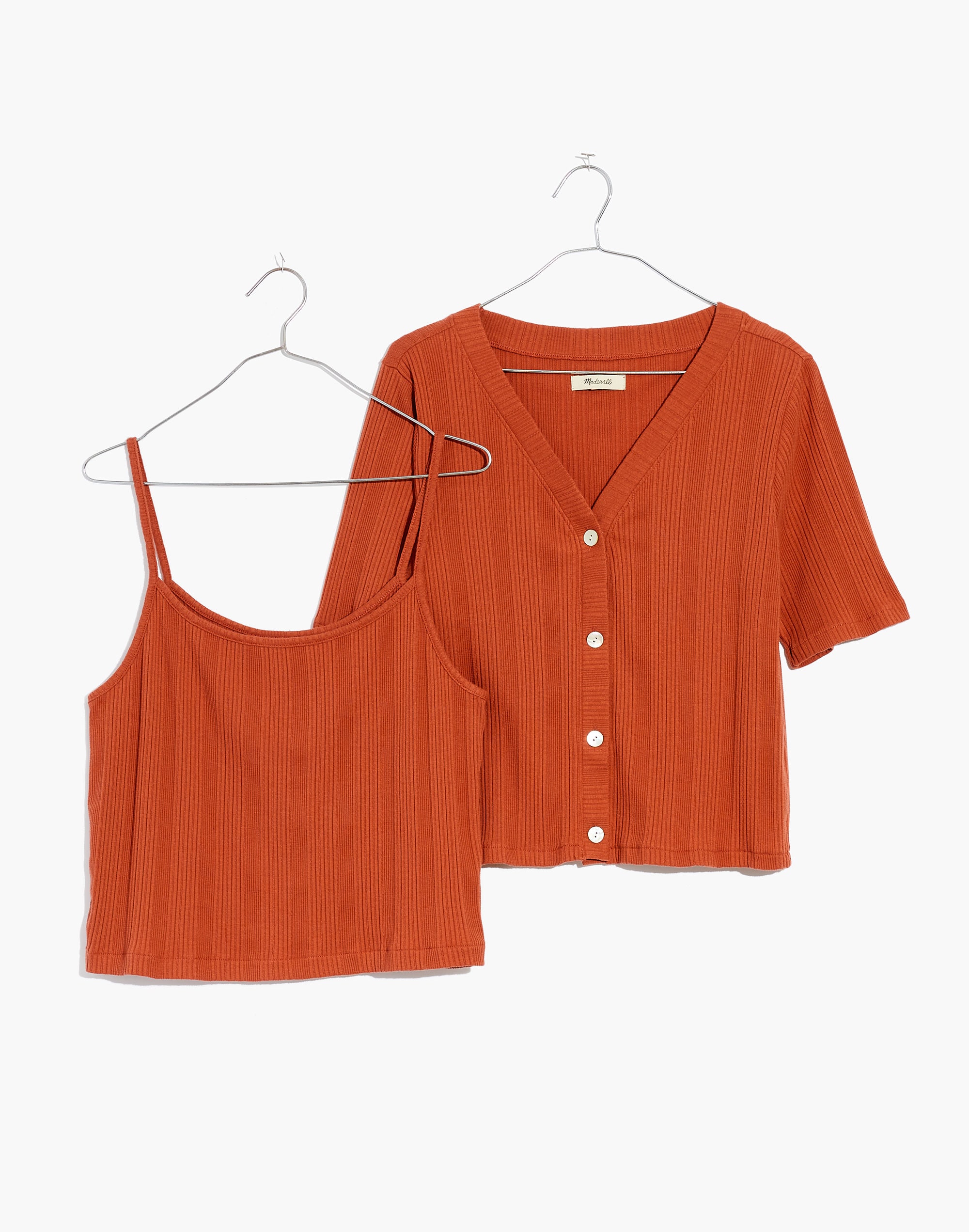 Pointelle Cardigan Twin Set | Madewell